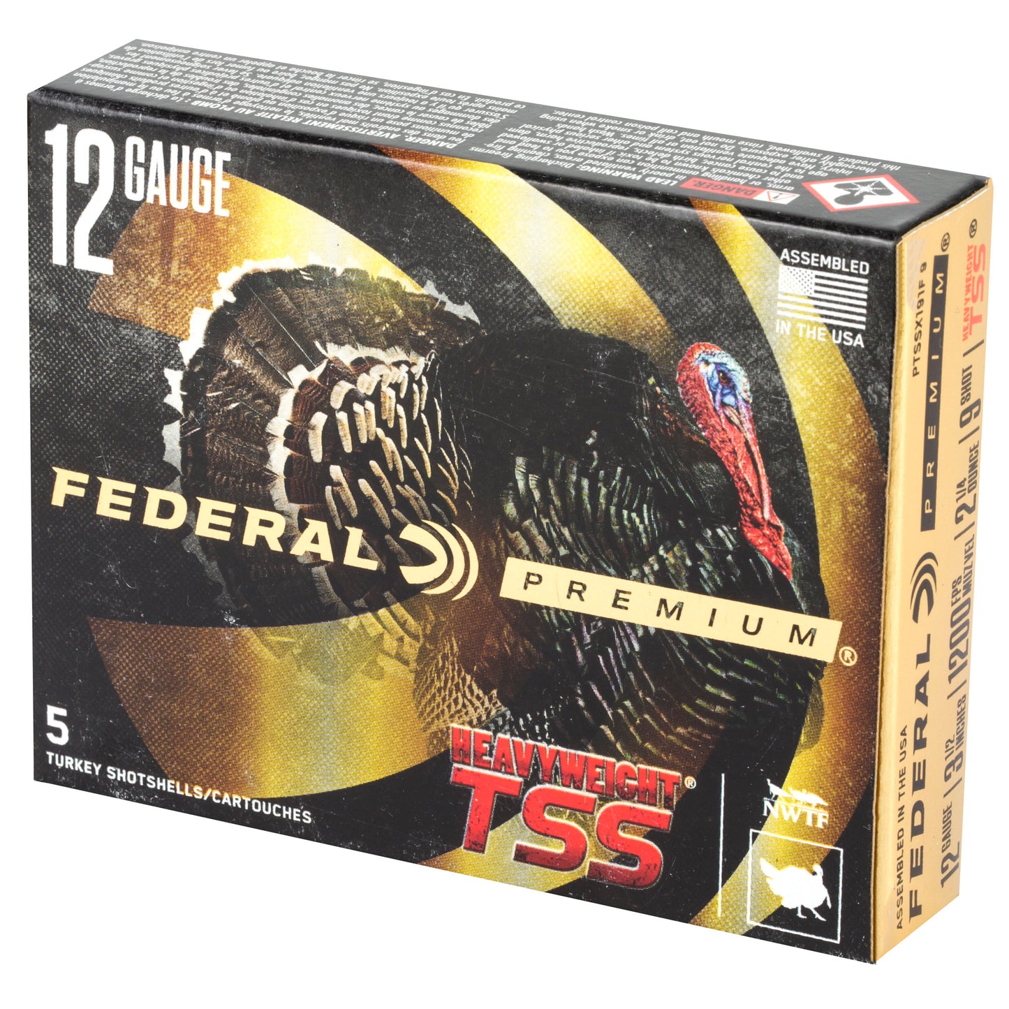 Federal Heavyweight TSS 12 Gauge 3.5-Inch, #9 Shot * 2.25 oz, 50 Rounds per Case