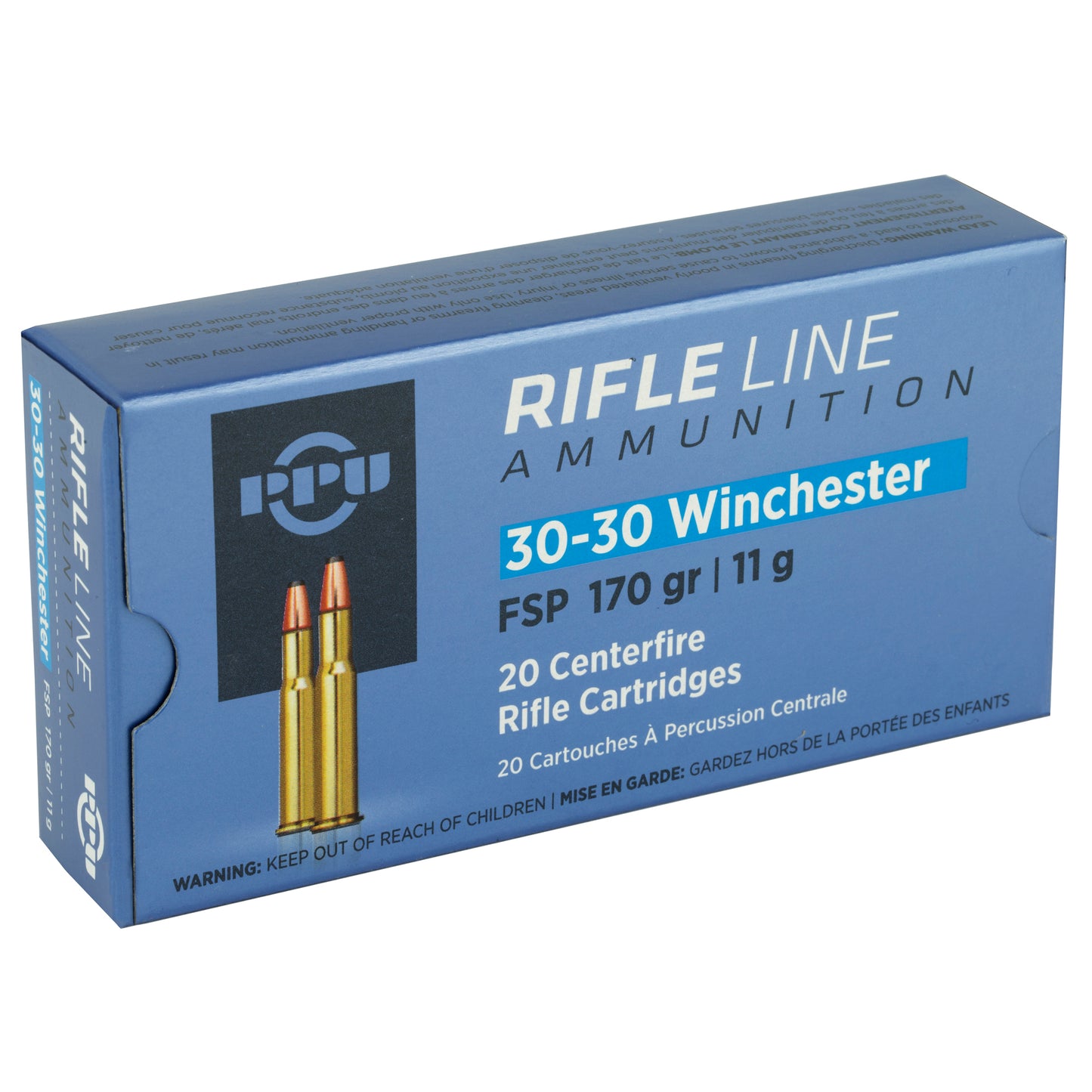 Prvi Partizan PPU 30-30 Winchester Soft Point Rifle Ammunition - 170 Grain, 20 Rounds Per Box
