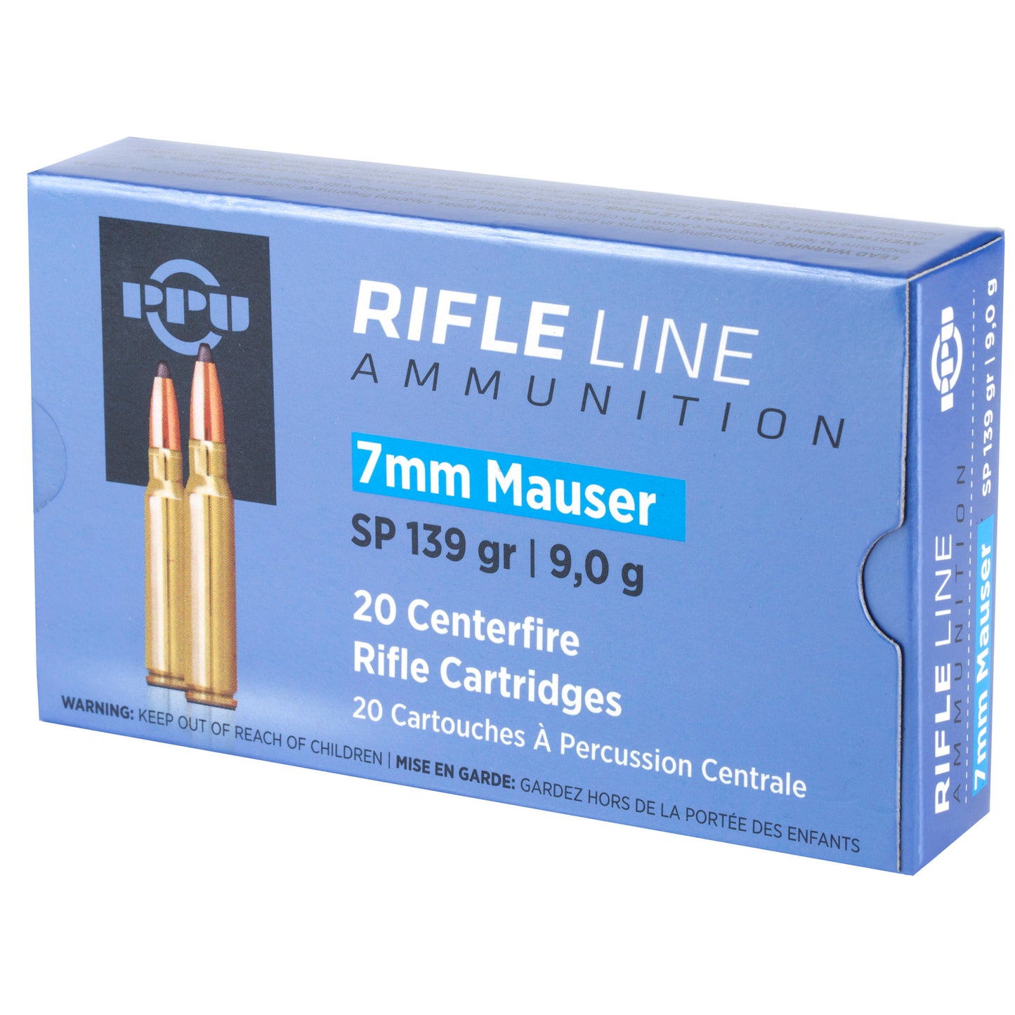 Prvi Partizan PPU 7mm Mauser Soft Point Ammunition * 139 Grain, 20 Rounds Per Box