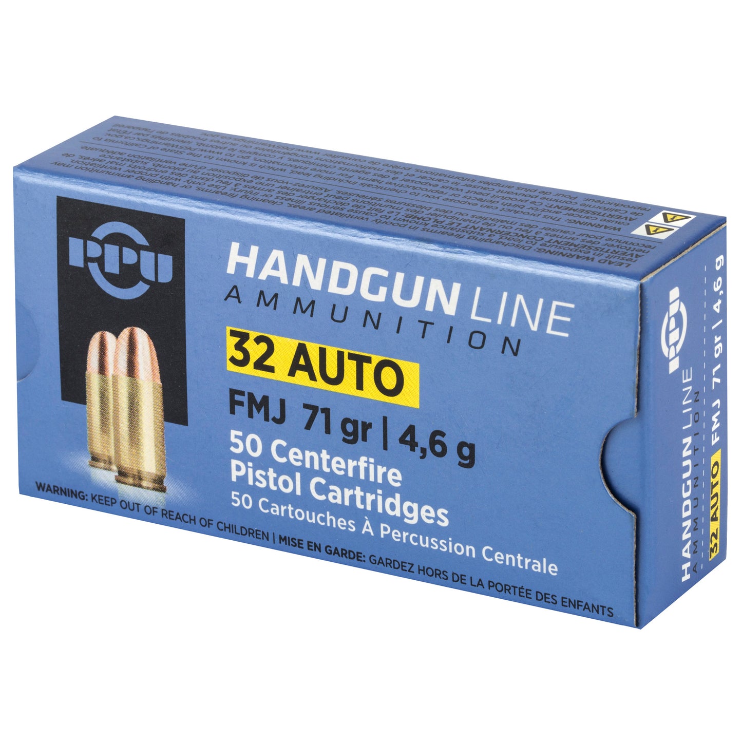 Prvi Partizan PPU 32 ACP Full Metal Jacket Ammunition - 71 Grain, Box of 50