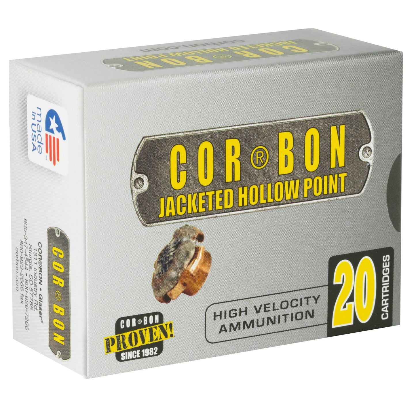 Corbon Ammo 10mm 165 Grain JHP Self Defense Ammunition - Reliable Hollow Point Performance