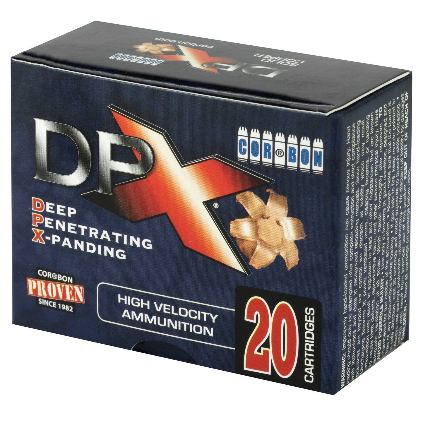 Corbon Ammo DPX 380 ACP 80-Grain Deep Penetrating X Bullet * Superior Barrier Performance