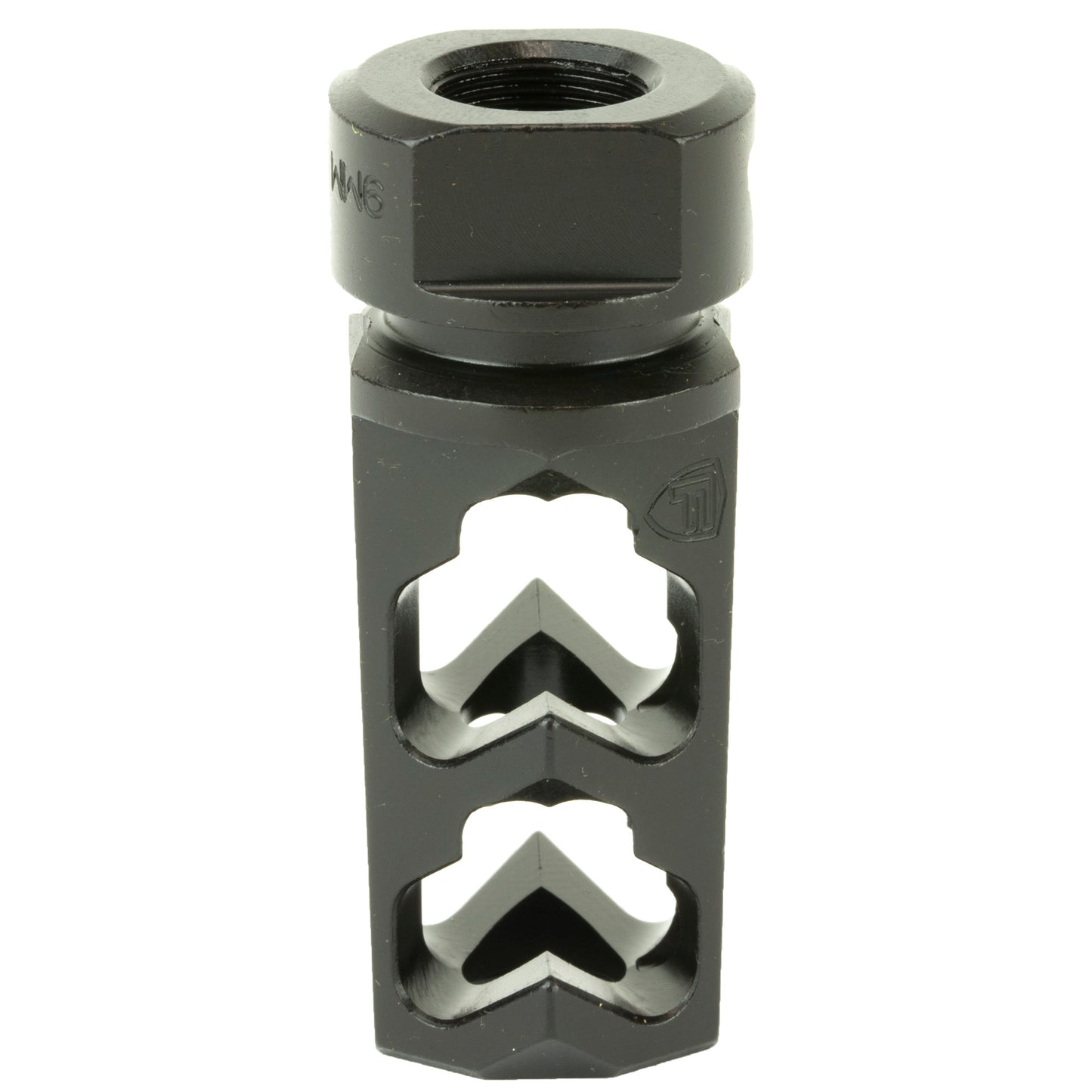 Fortis Manufacturing Inc. 9mm Muzzle Brake - Black, Part Number 9MM-MB-BLK-36