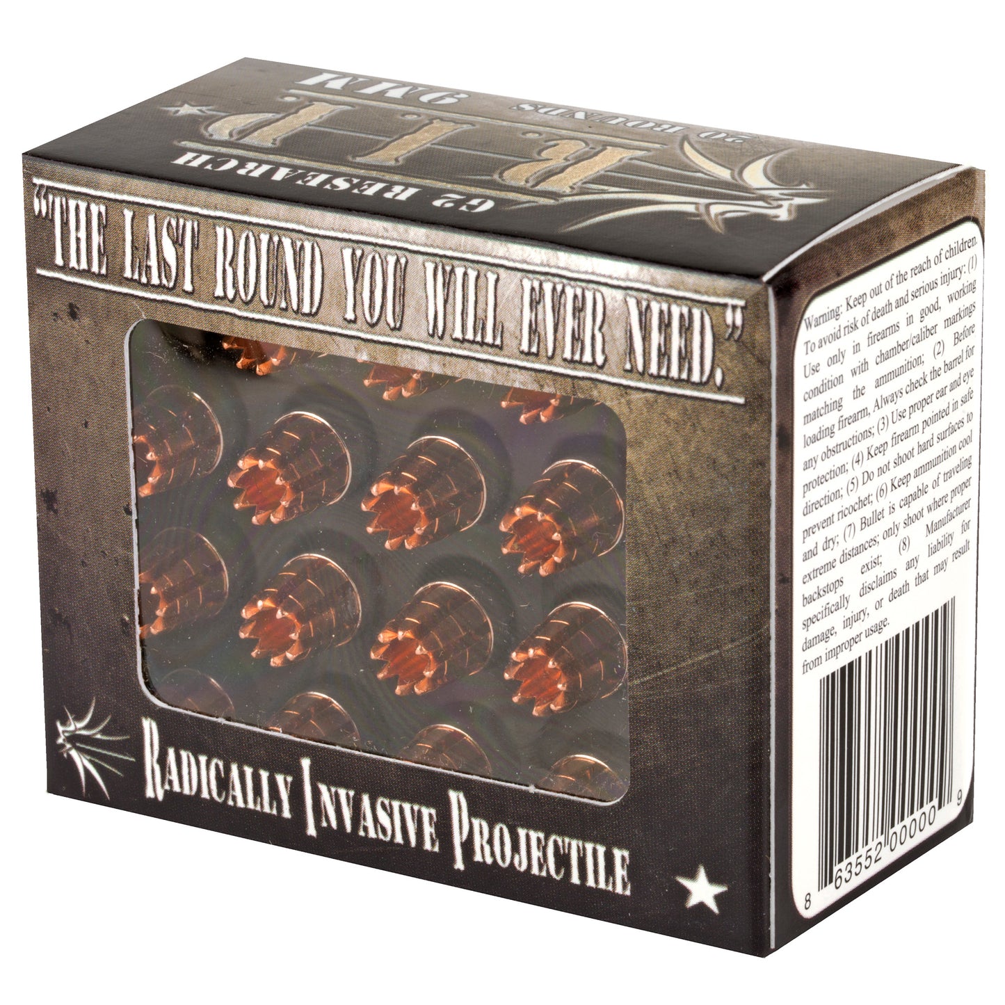 G2 Research G2R RIP 9mm 92-Grain Copper Ammunition * Last Round You*ll Ever Need