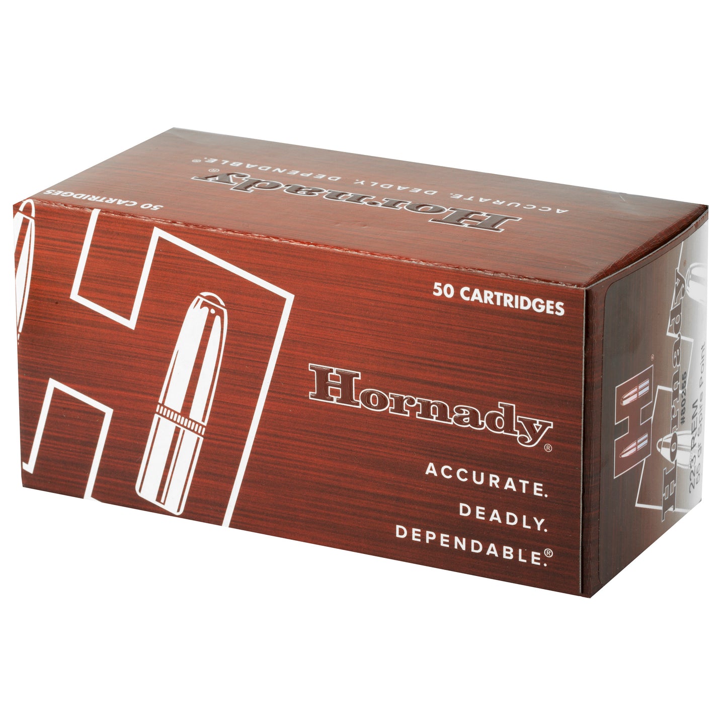 Hornady Custom .223 Remington 55 Grain Soft Point Ammunition * 50 Rounds per Box
