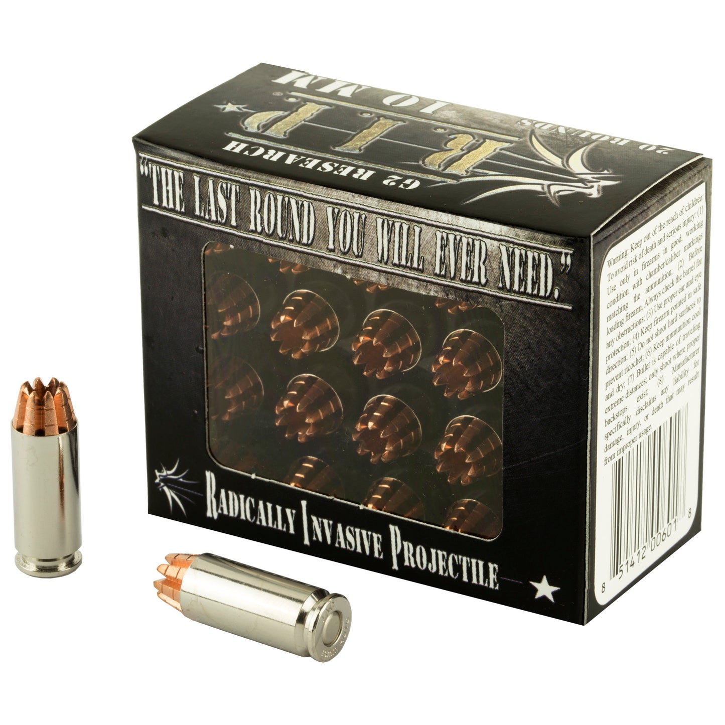 G2 Research G2R RIP 10mm 115 Grain Copper Ammunition * High-Performance Self-Defense Round