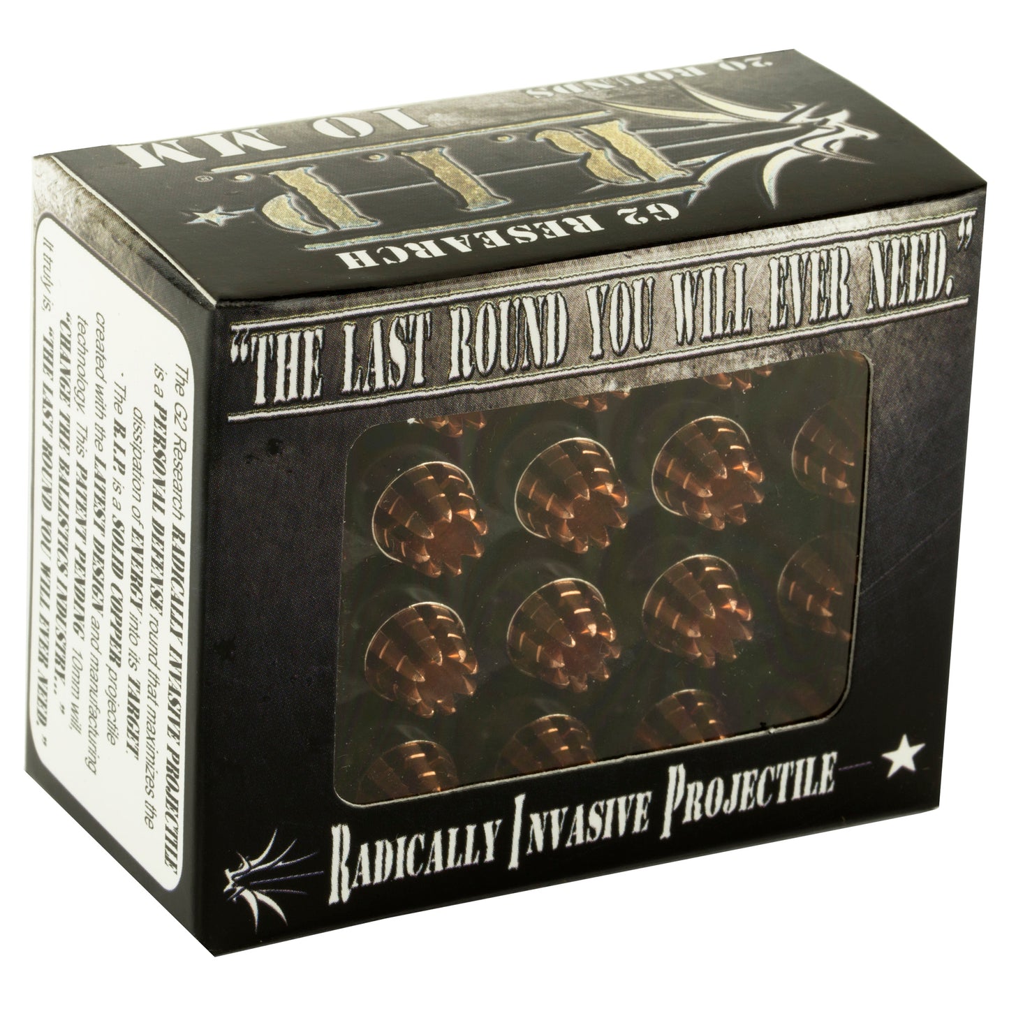 G2 Research G2R RIP 10mm 115 Grain Copper Ammunition * High-Performance Self-Defense Round