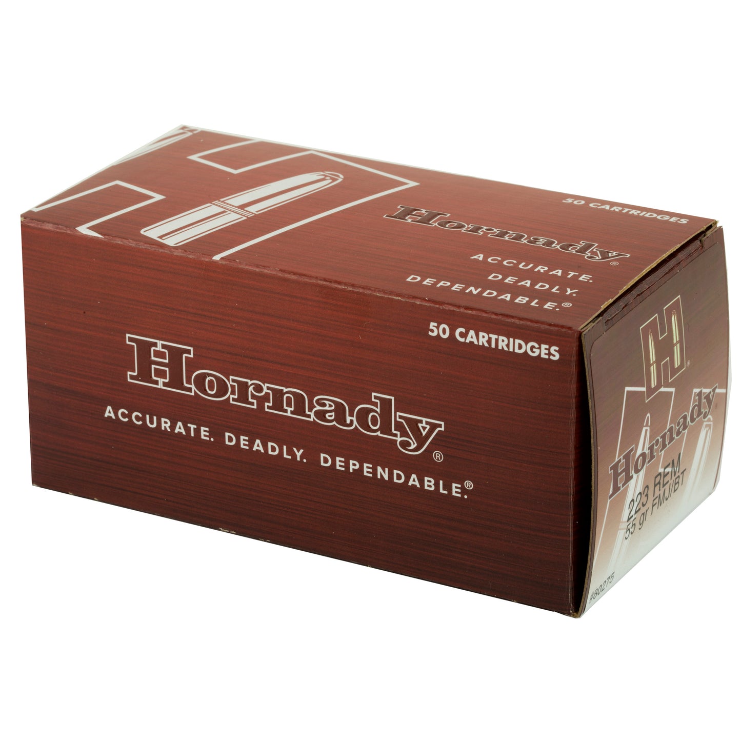 Hornady Custom .223 Remington 55 Grain Full Metal Jacket Ammunition * 50 Rounds