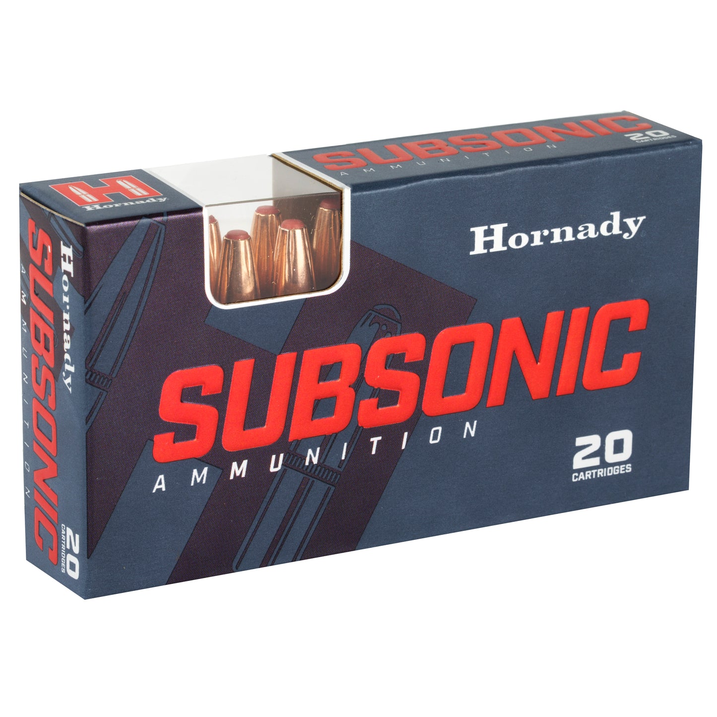 Hornady 300 Blackout Subsonic Ammunition 190 Grain Sub-X * Reliable Low-Velocity Expansion for Suppressed Shooting