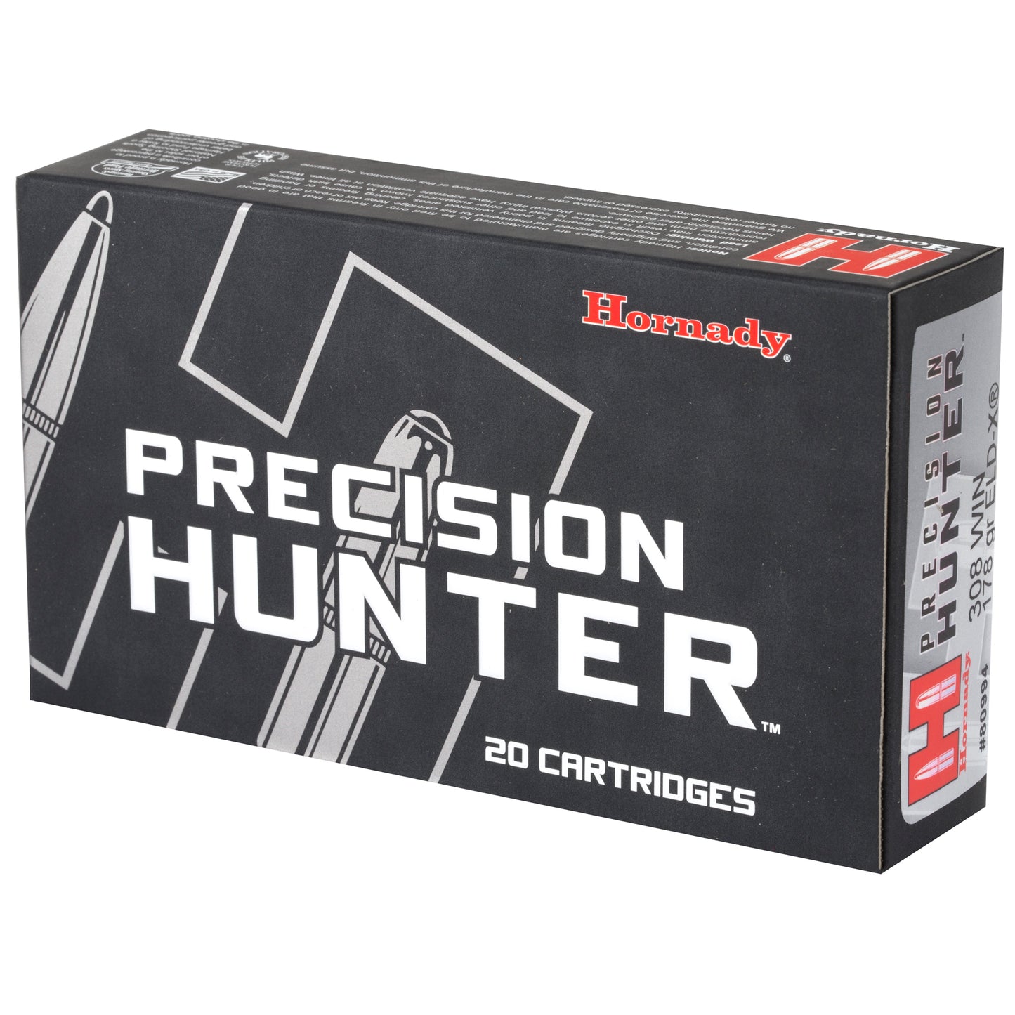 Hornady Precision Hunter 308 Winchester 178 Grain ELD-X Factory Loaded Ammunition (20 Rounds per Box)