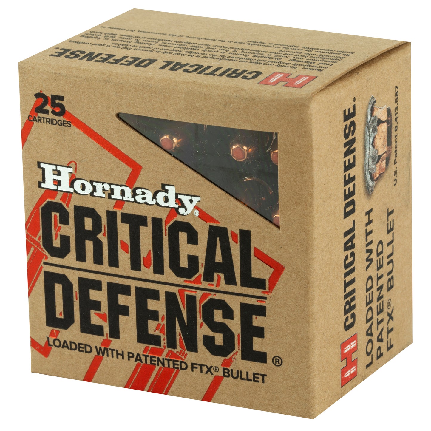 Hornady Critical Defense 30 Carbine 110 Grain FlexTip Ammo - 25 Rounds Per Box