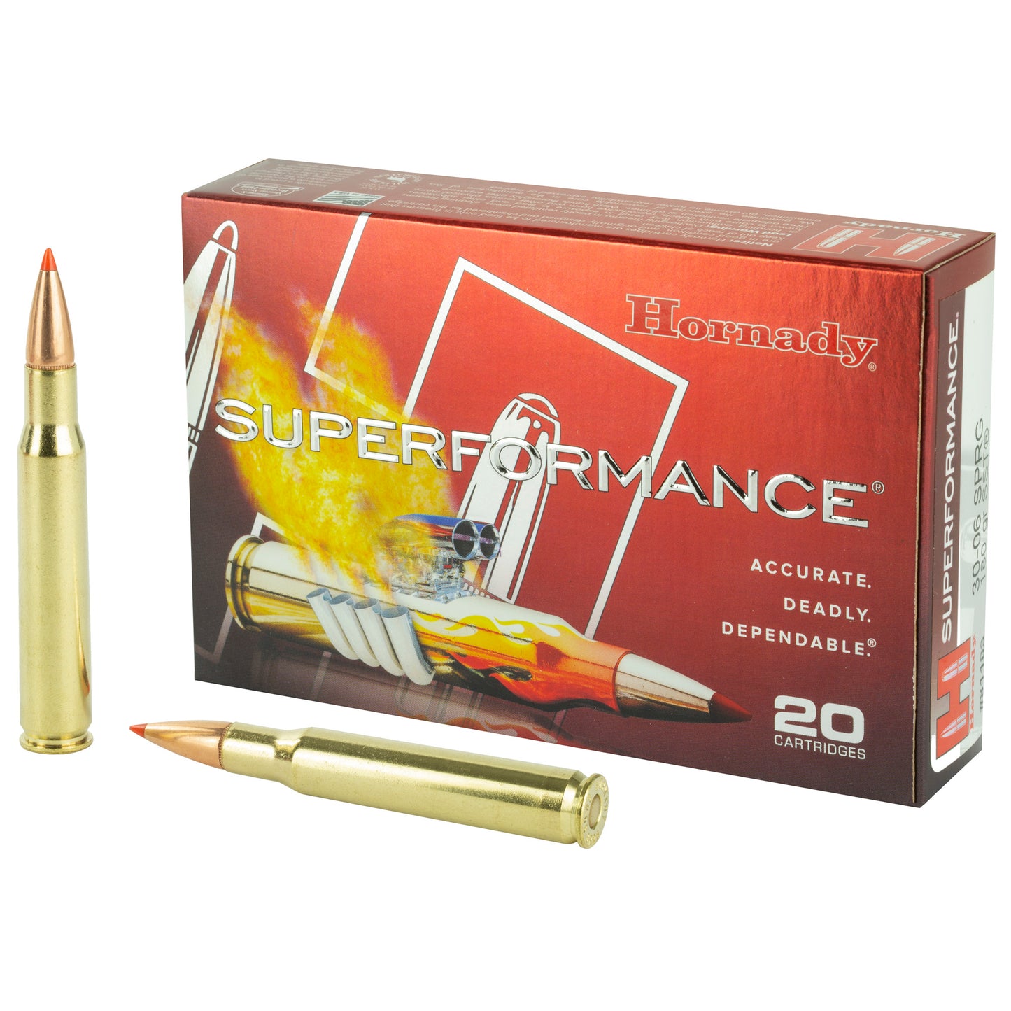 Hornady Superformance 30-06 Springfield 180-Grain SST Ammunition (20 Rounds per Box, 200 per Case)