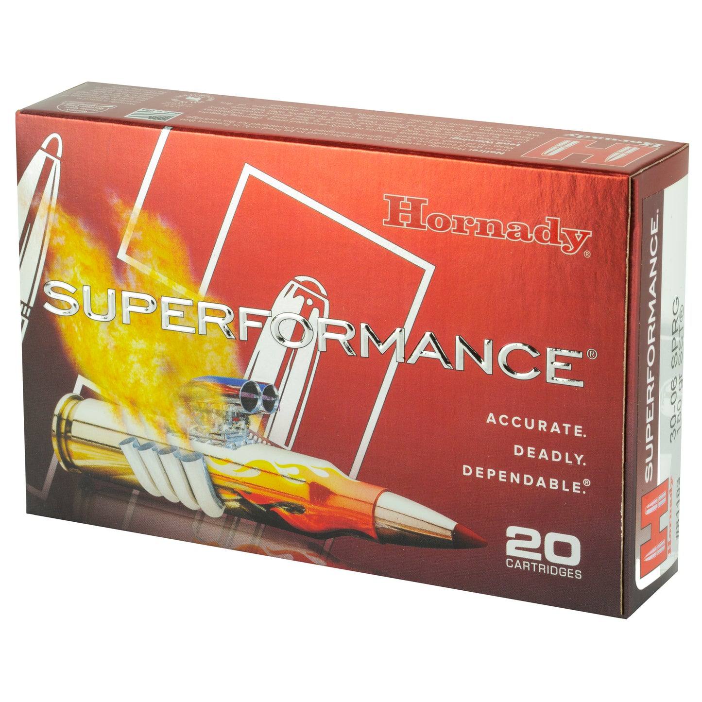 Hornady Superformance 30-06 Springfield 180-Grain SST Ammunition (20 Rounds per Box, 200 per Case)