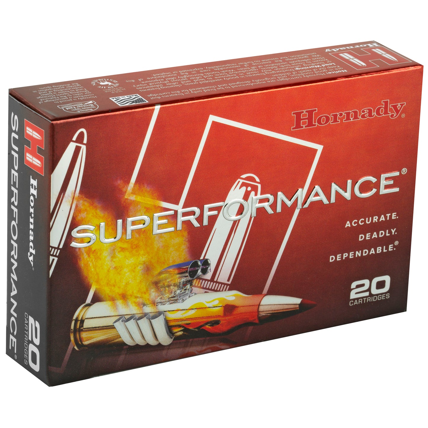 Hornady Superformance 35 Whelen 200 Grain Soft Point Ammunition * 20 Rounds per Box