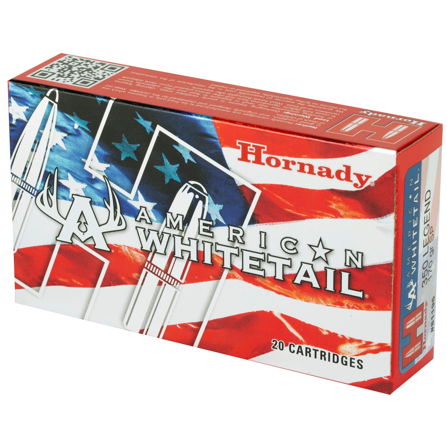 Hornady American Whitetail .350 Legend 170 Grain InterLock Bullets (20 Pack)
