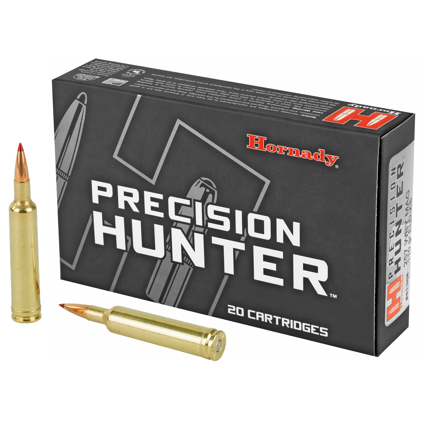 Hornady Precision Hunter ELD-X Bullets for 257 Weatherby Magnum, 110 Grain, 20 Count
