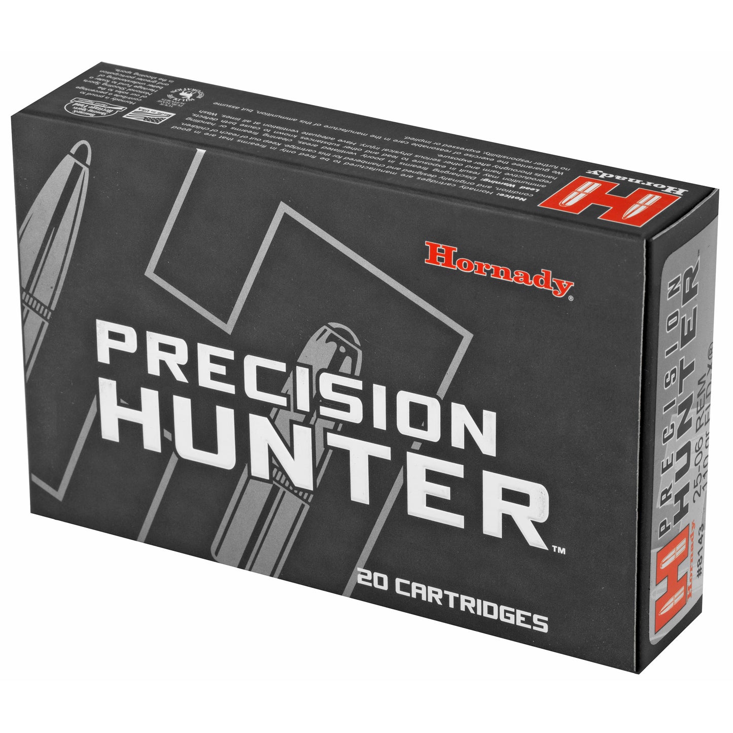 Hornady Precision Hunter ELD-X 25-06 Remington 110 Grain Bullets * 20 Count Box