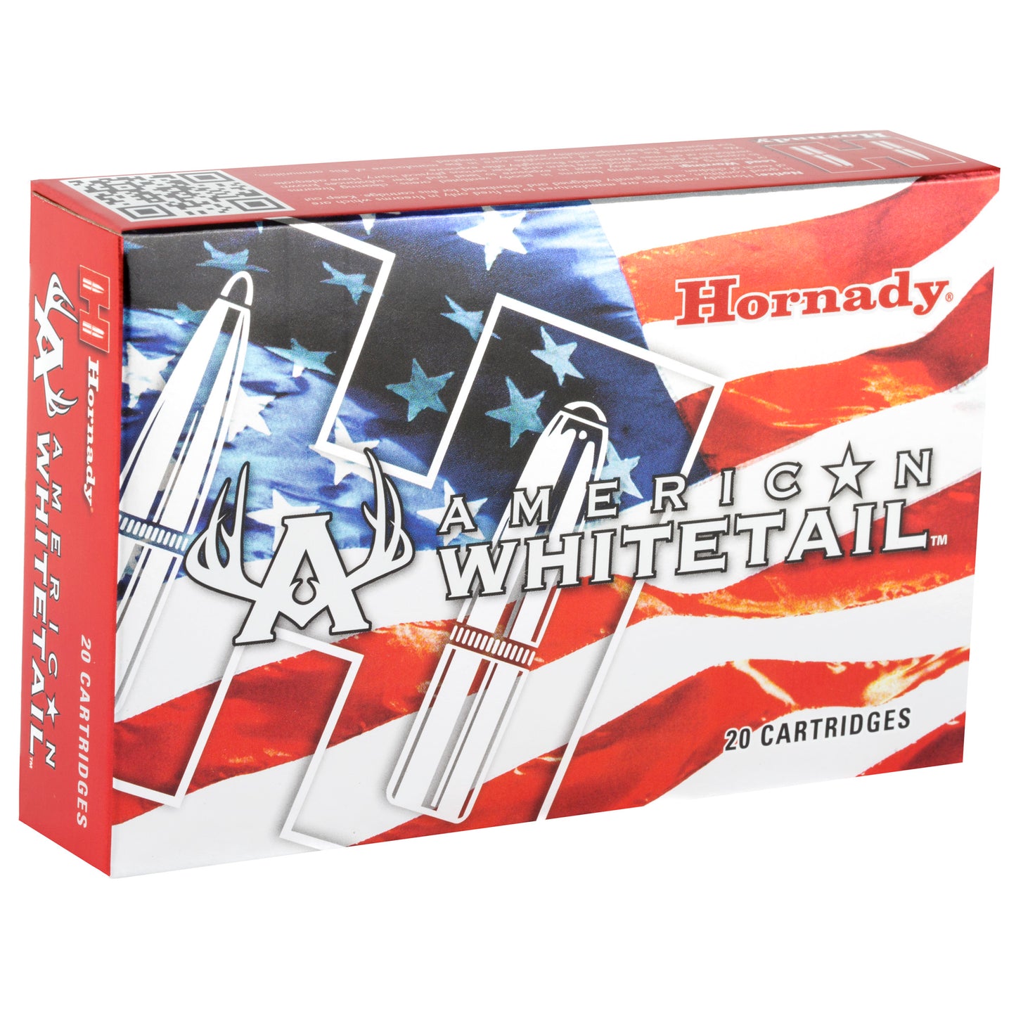 Hornady American Whitetail 25-06 Remington 117 Grain InterLock Rifle Ammunition * Pack of 20