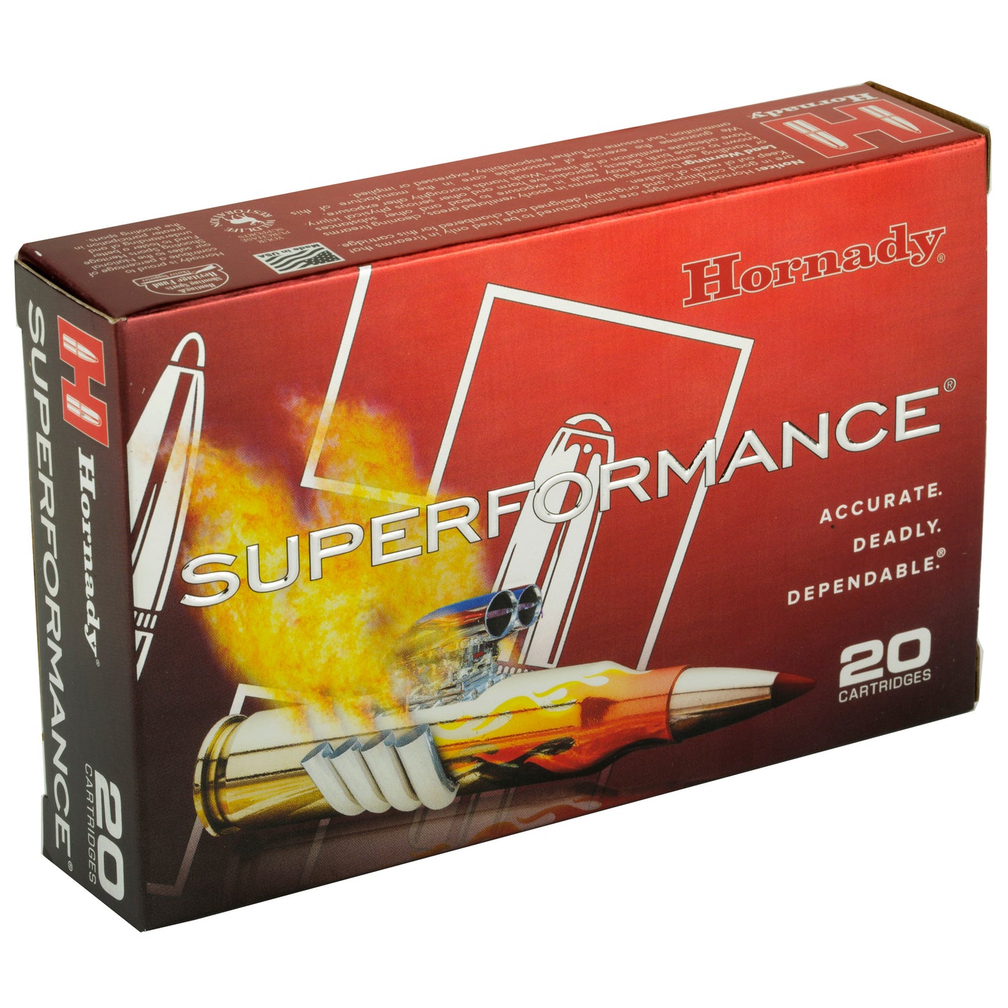 Hornady Superformance 25-06 Remington 117 Grain SST Bullets * High-Performance Hunting Ammunition