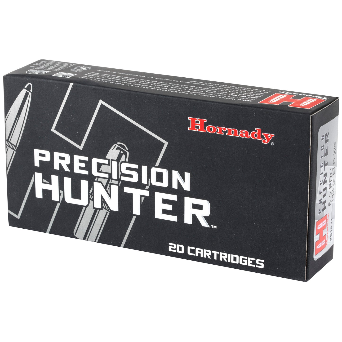 Hornady Precision Hunter 6.5 PRC 143-Grain ELD-X Match-Grade Rifle Ammunition - 20 Rounds Per Box