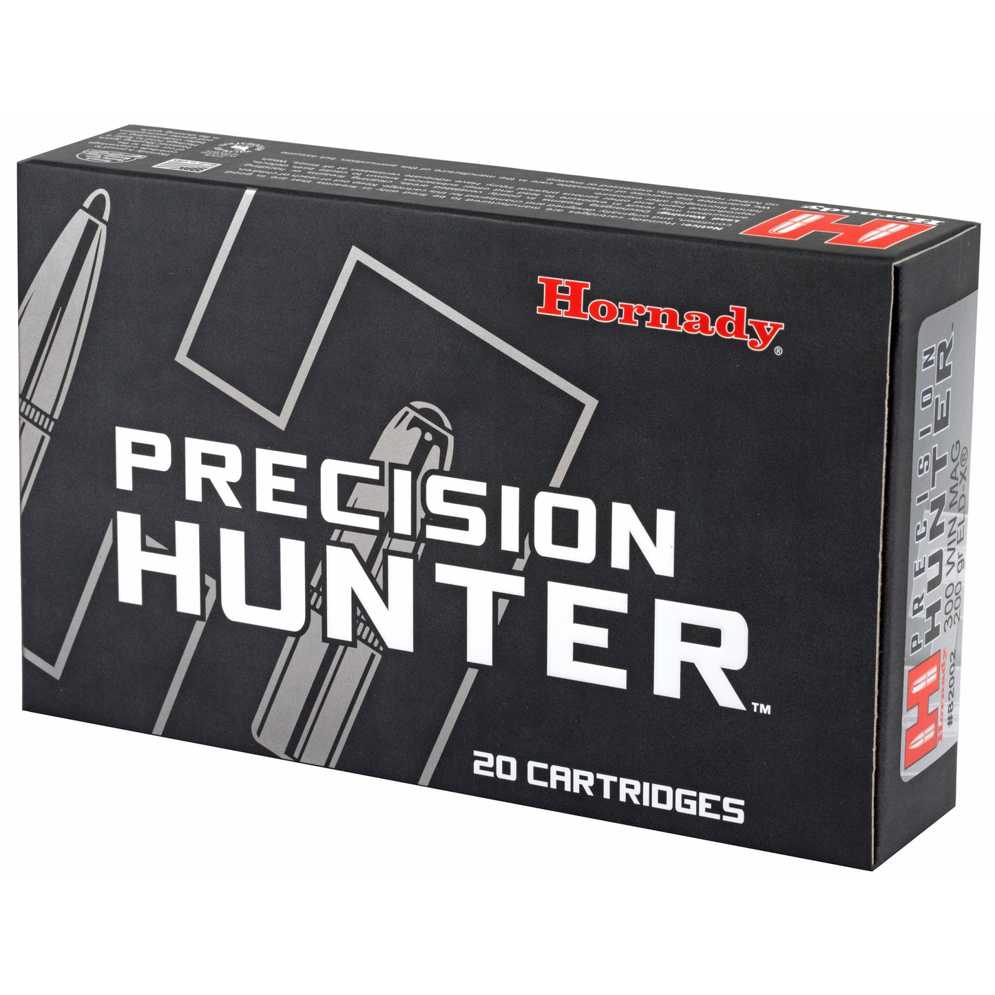 Hornady Precision Hunter 300 Winchester Magnum 200-Grain ELD-X Ammunition (20 Rounds per Box)