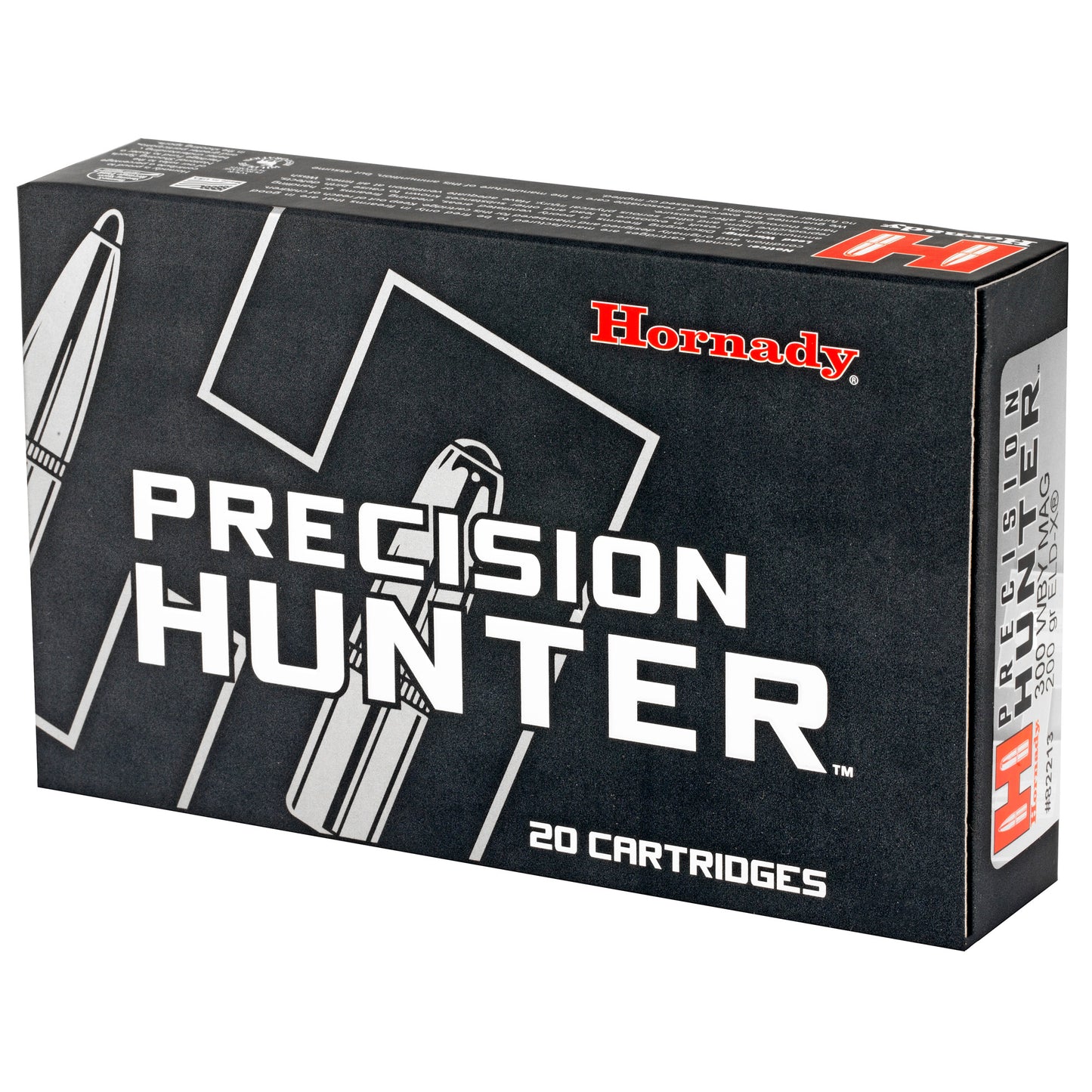 Hornady Precision Hunter 300 Weatherby Magnum ELD-X 200-Grain Factory Loaded Ammunition (20 Rounds per Box)