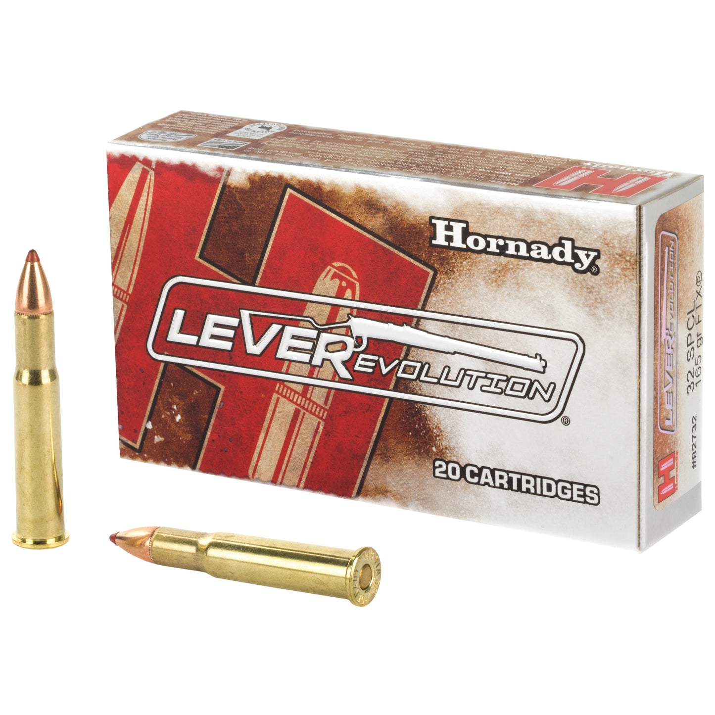 Hornady LeverEvolution 32 Winchester Special 165-Grain FlexTip Ammunition (20 Rounds per Box)