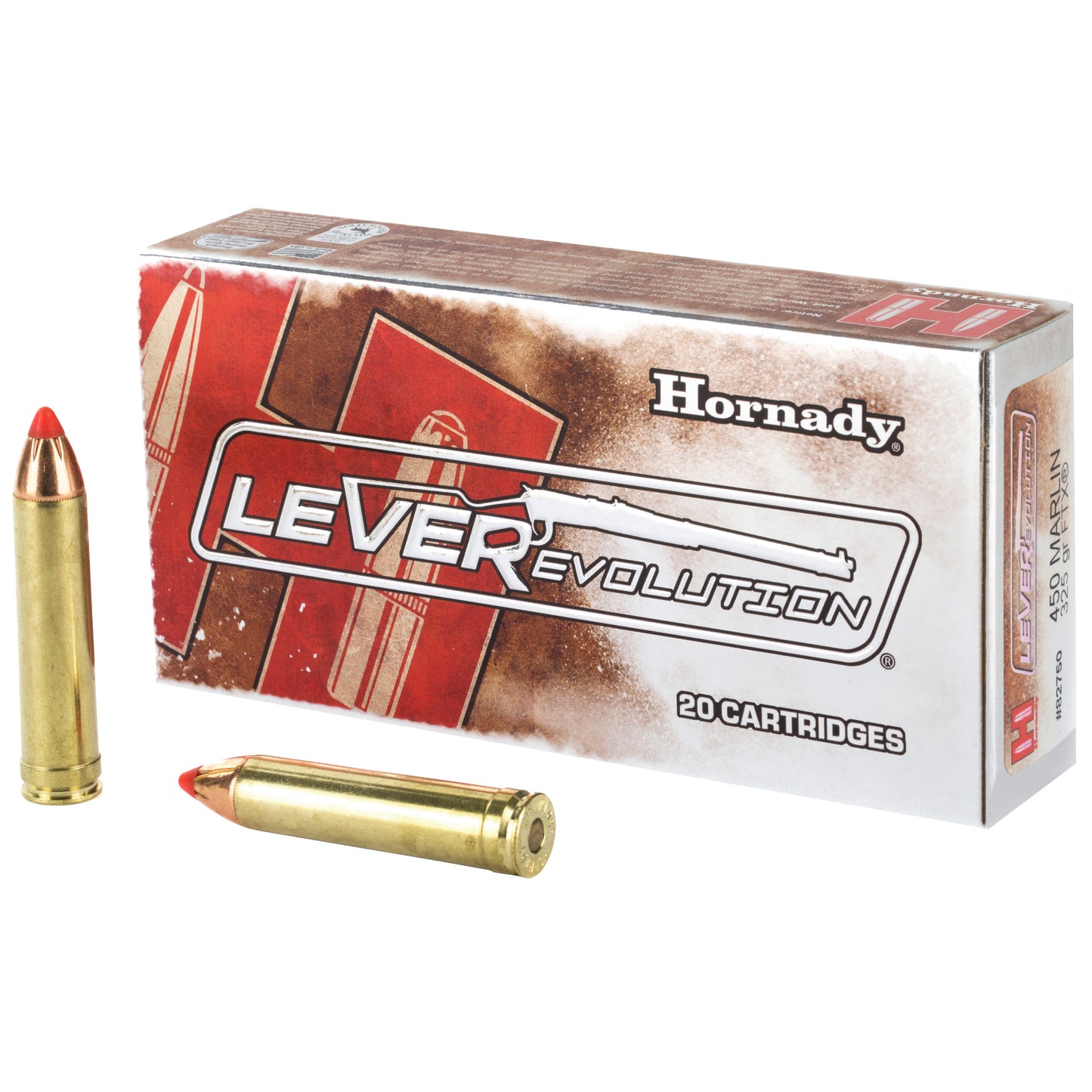 Hornady LeverEvolution 450 Magnum 325 Grain FlexTip Ammo - 20 Rounds per Box