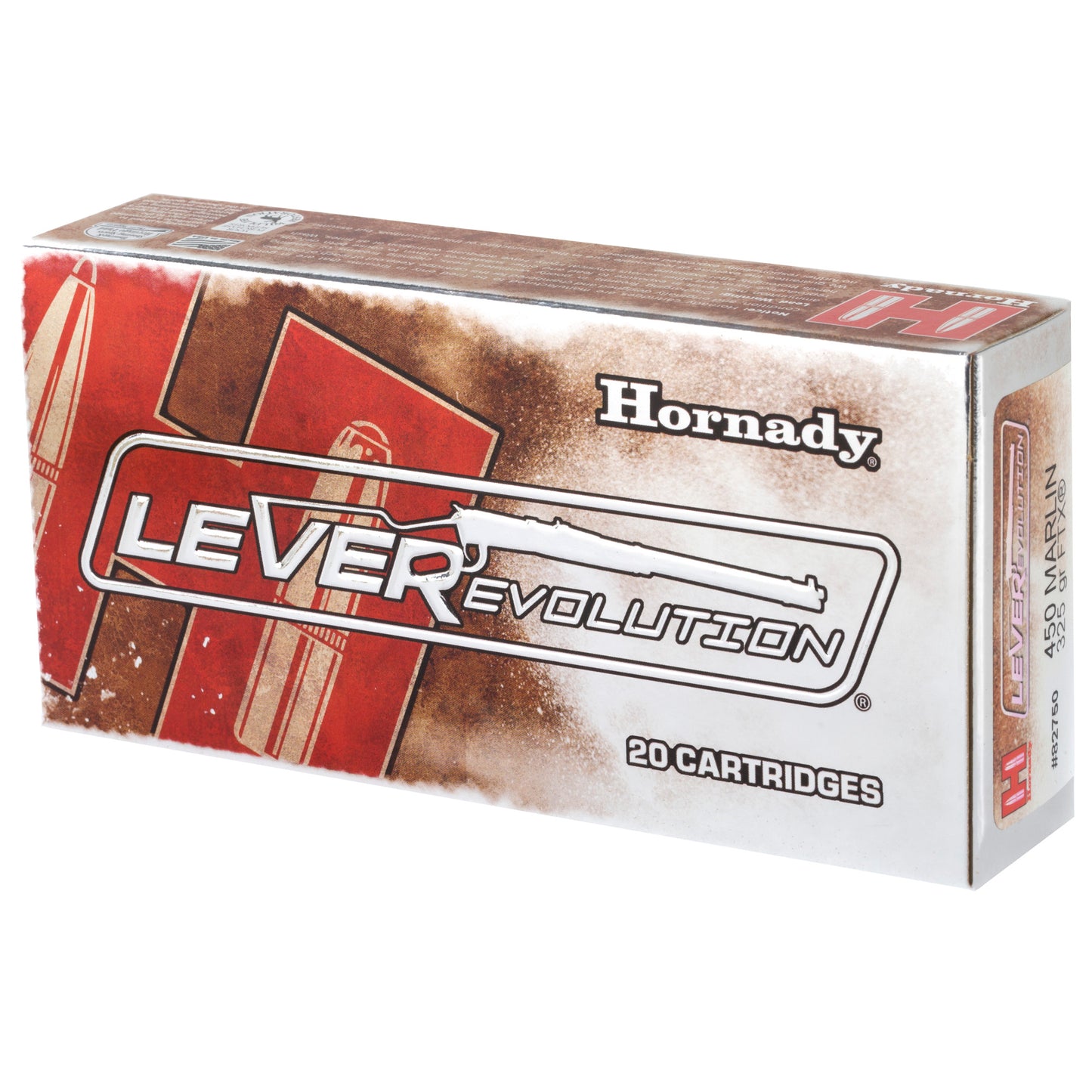 Hornady LeverEvolution 450 Magnum 325 Grain FlexTip Ammo - 20 Rounds per Box