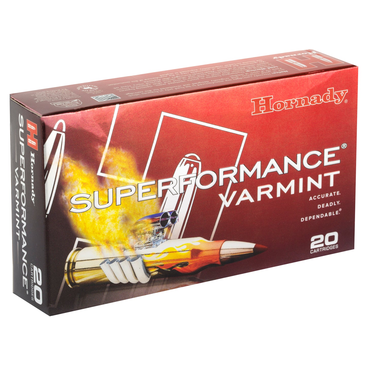 Hornady Superformance Varmint 243 Winchester 58 Grain V-Max Ammunition * High Velocity Precision for Varmint Hunting