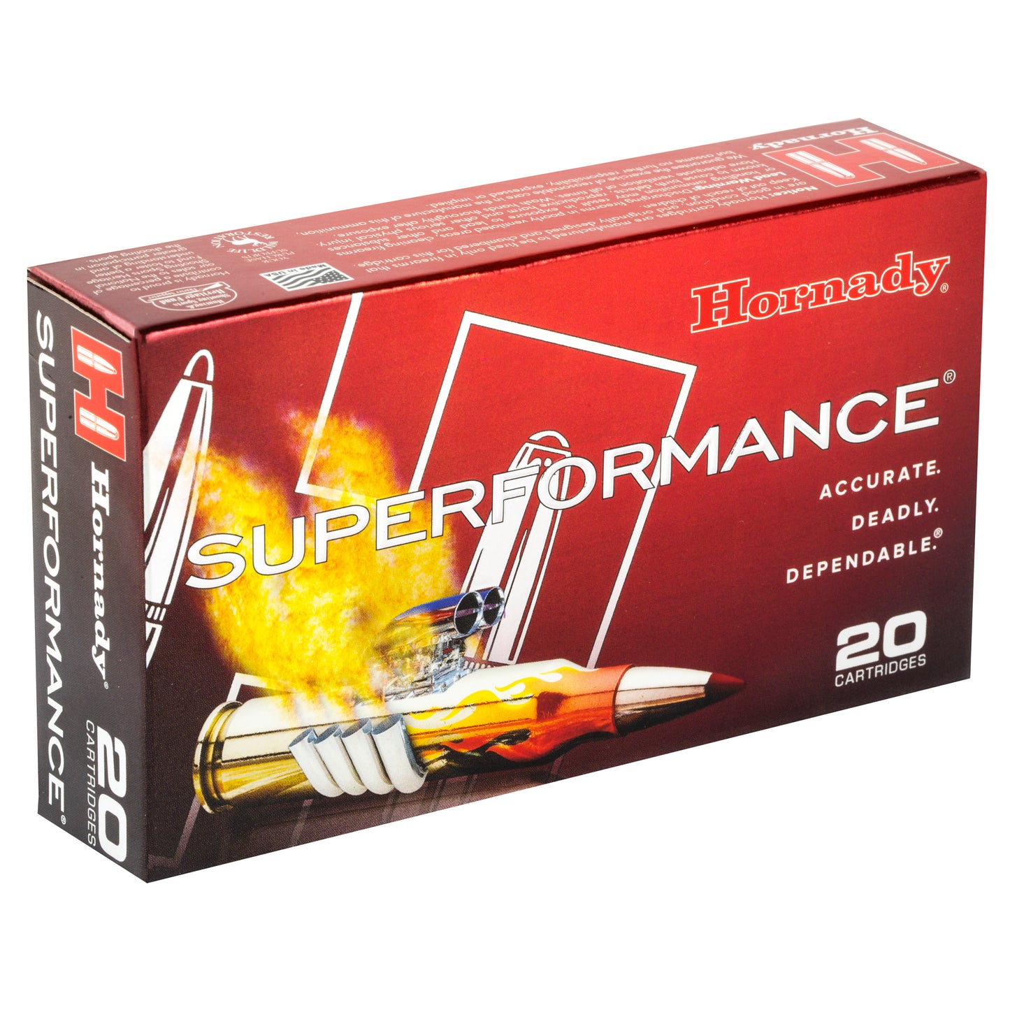 Hornady Superformance SST 129 Grain for 260 Remington * High-Performance Rifle Ammunition