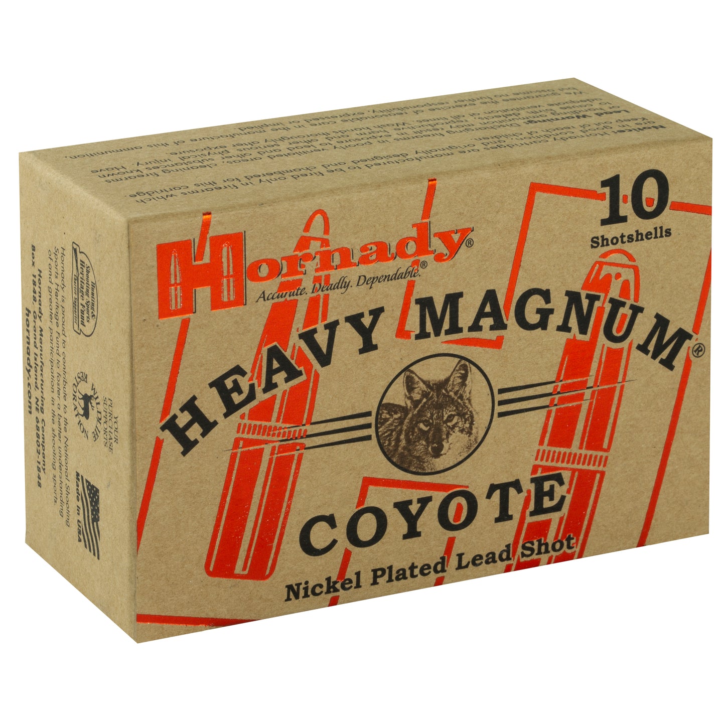 Hornady Heavy Magnum 12 Gauge 3" Buckshot * 00 Buck, 10 Rounds per Box