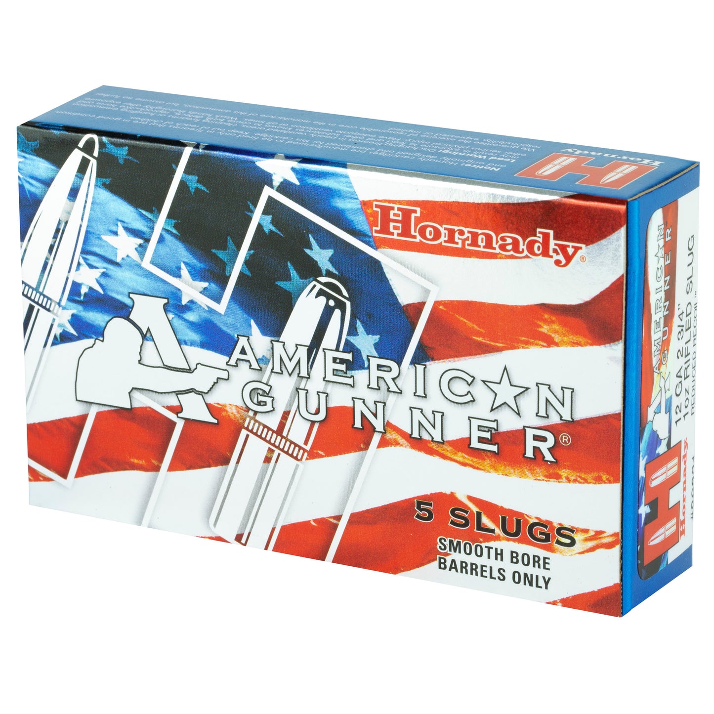Hornady American Gunner 12 Gauge 2.75-inch 1 oz Rifled Slug Ammunition * 5 Rounds per Box