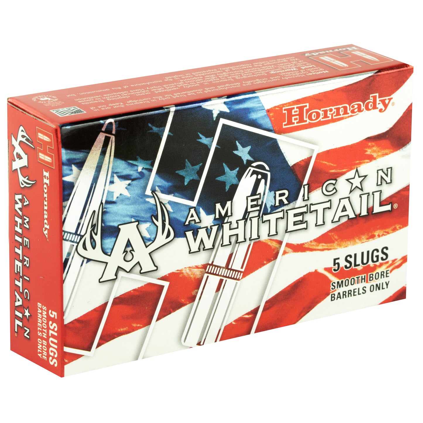 Hornady American Whitetail 12 Gauge Rifled Slugs * 1 oz Foster Style Slug, Pack of 5
