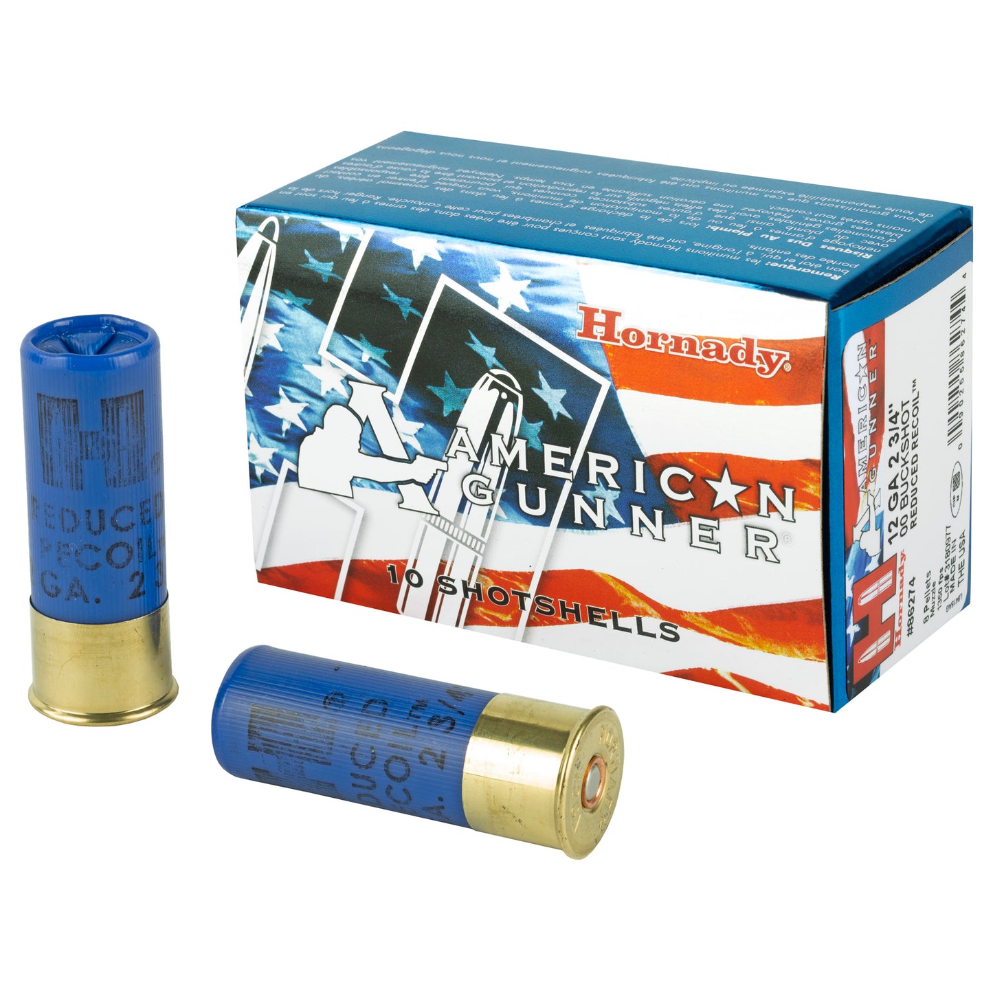 Hornady American Gunner 12 Gauge 2.75-Inch 00 Buckshot * Reliable Home Defense and Hunting Ammo