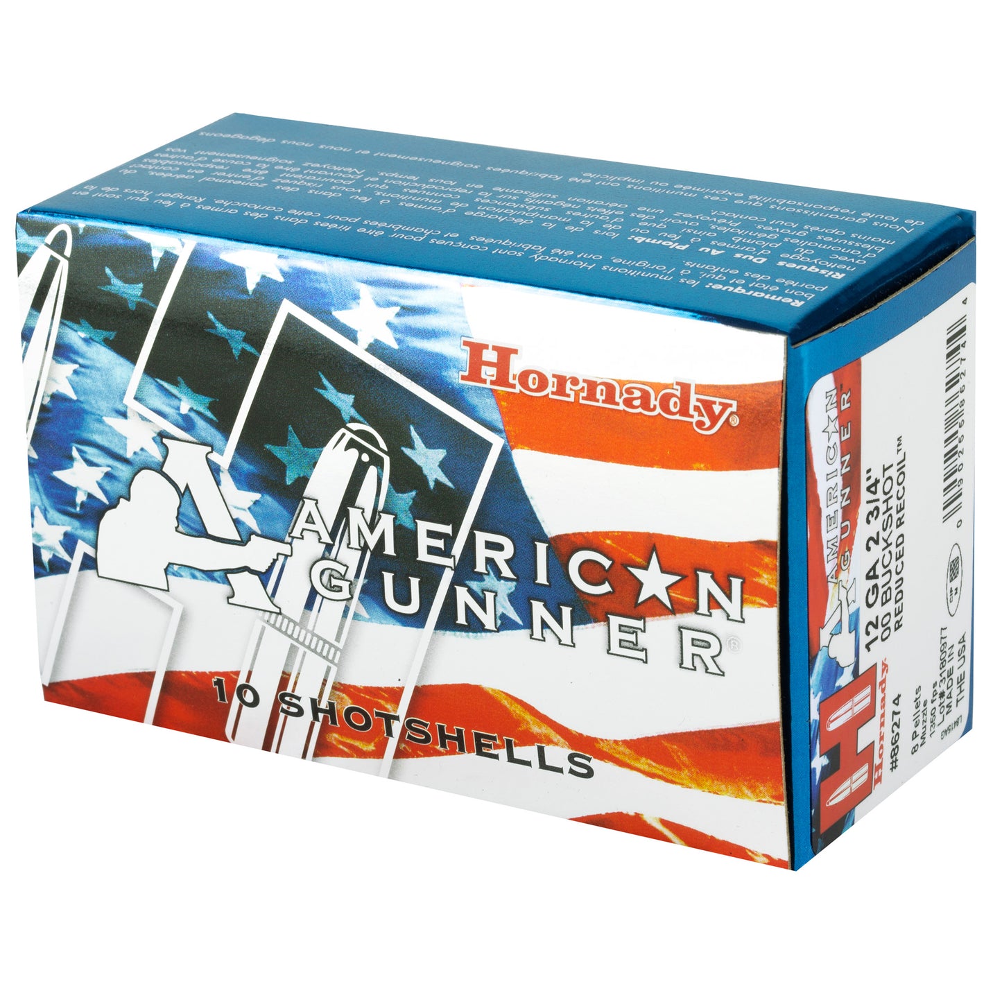 Hornady American Gunner 12 Gauge 2.75-Inch 00 Buckshot * Reliable Home Defense and Hunting Ammo