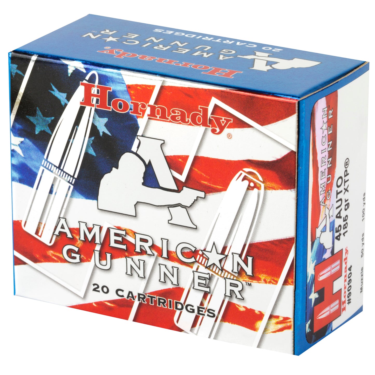 Hornady American Gunner .45 ACP 185 Grain XTP Ammunition * Target, Hunting, Self-Defense