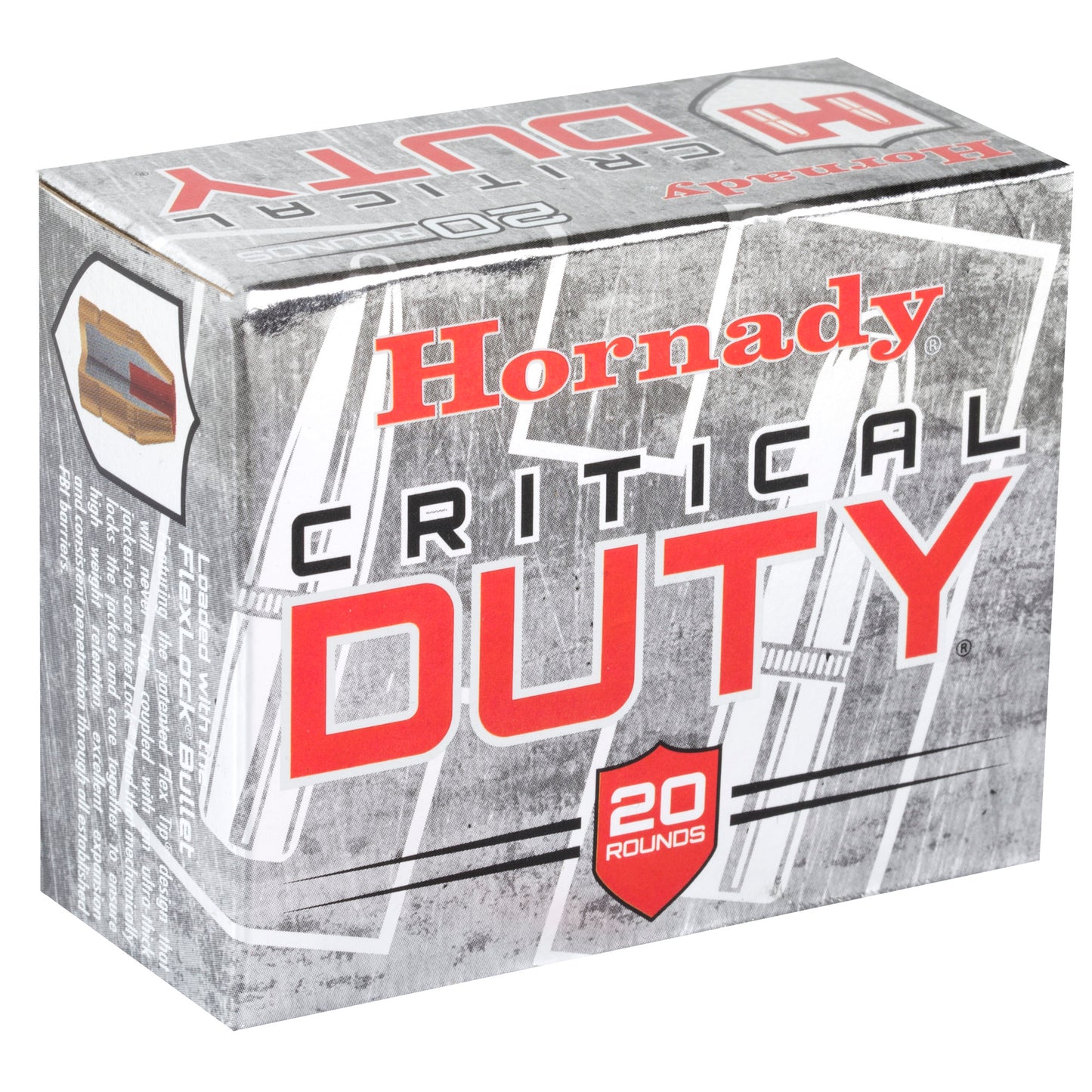 Hornady Critical Duty .45 ACP +P 220-Grain FlexLock Duty Ammo * Reliable Barrier Penetration for Personal Protection