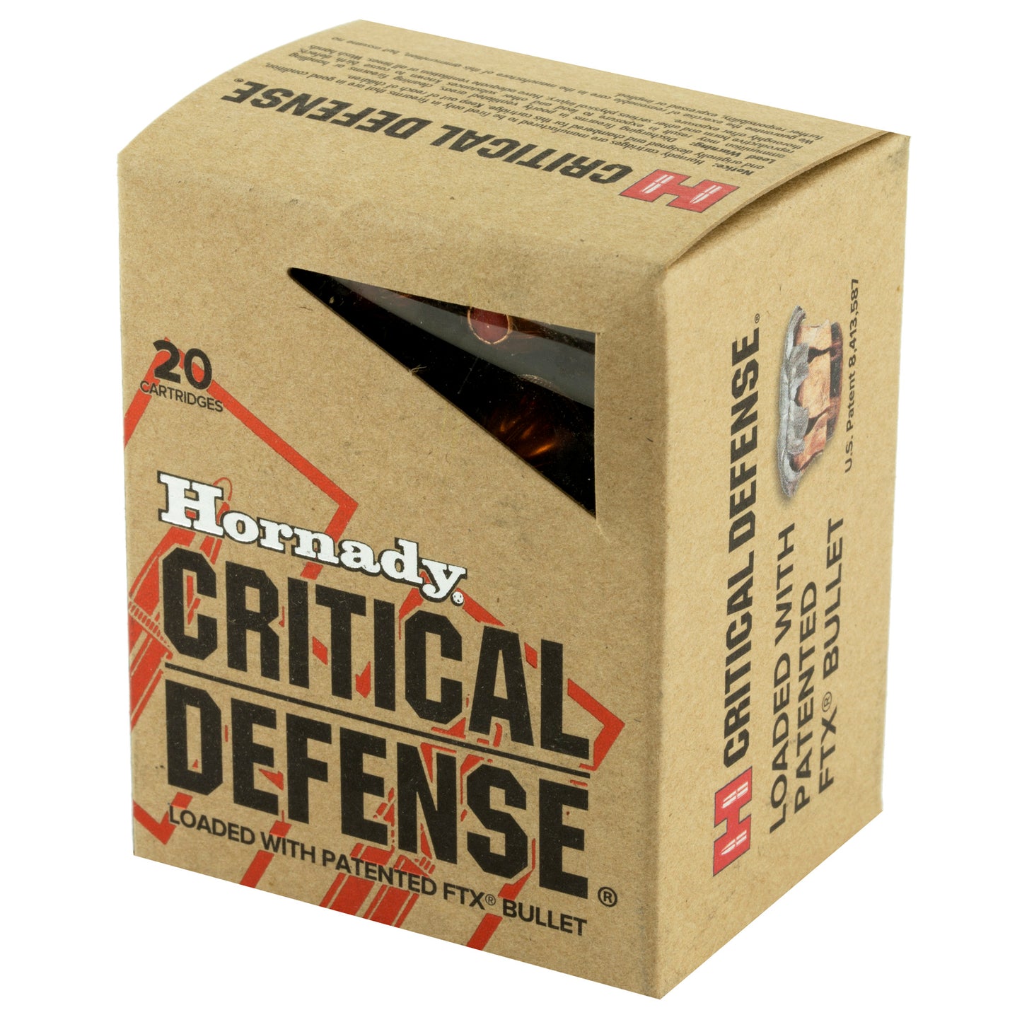 Hornady Critical Defense .45 Long Colt FlexTip Ammunition - 185 Grain, Box of 20