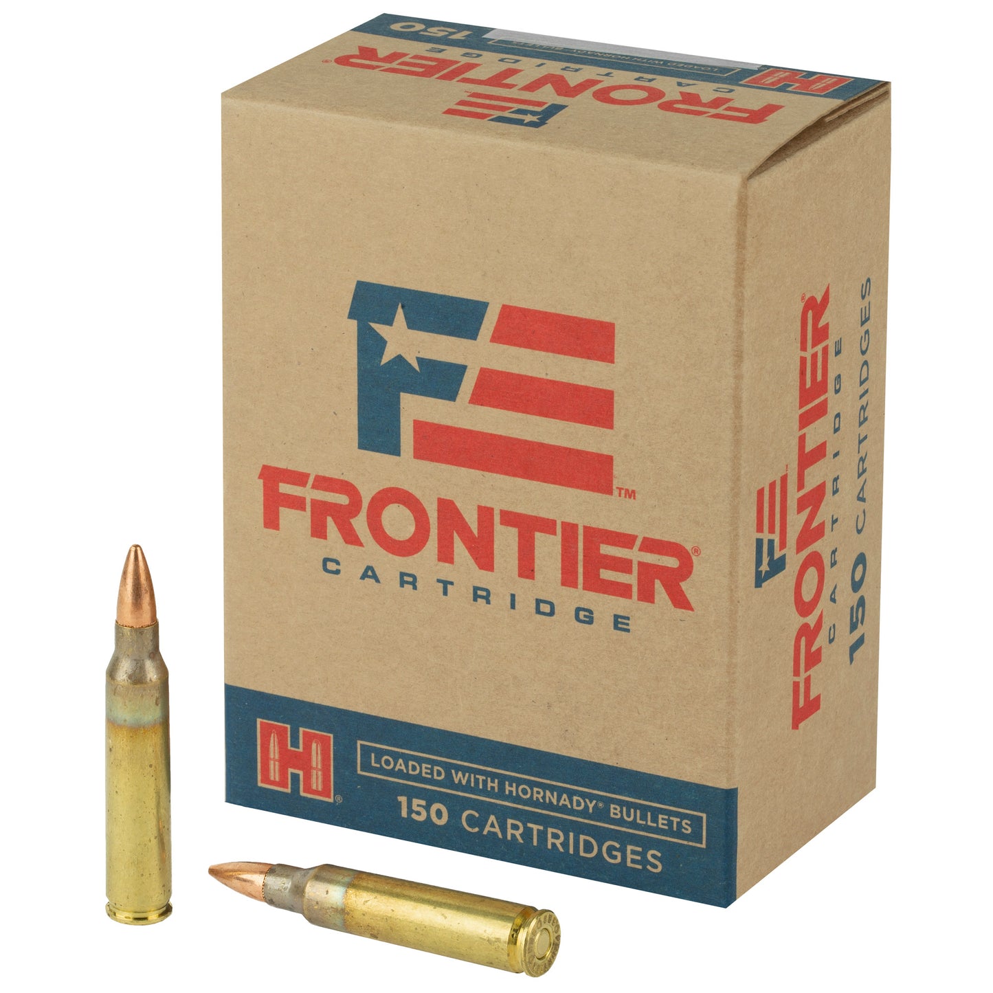 Frontier Cartridge Lake City 223 Remington 55 Grain Full Metal Jacket Ammunition, 150 Rounds per Box