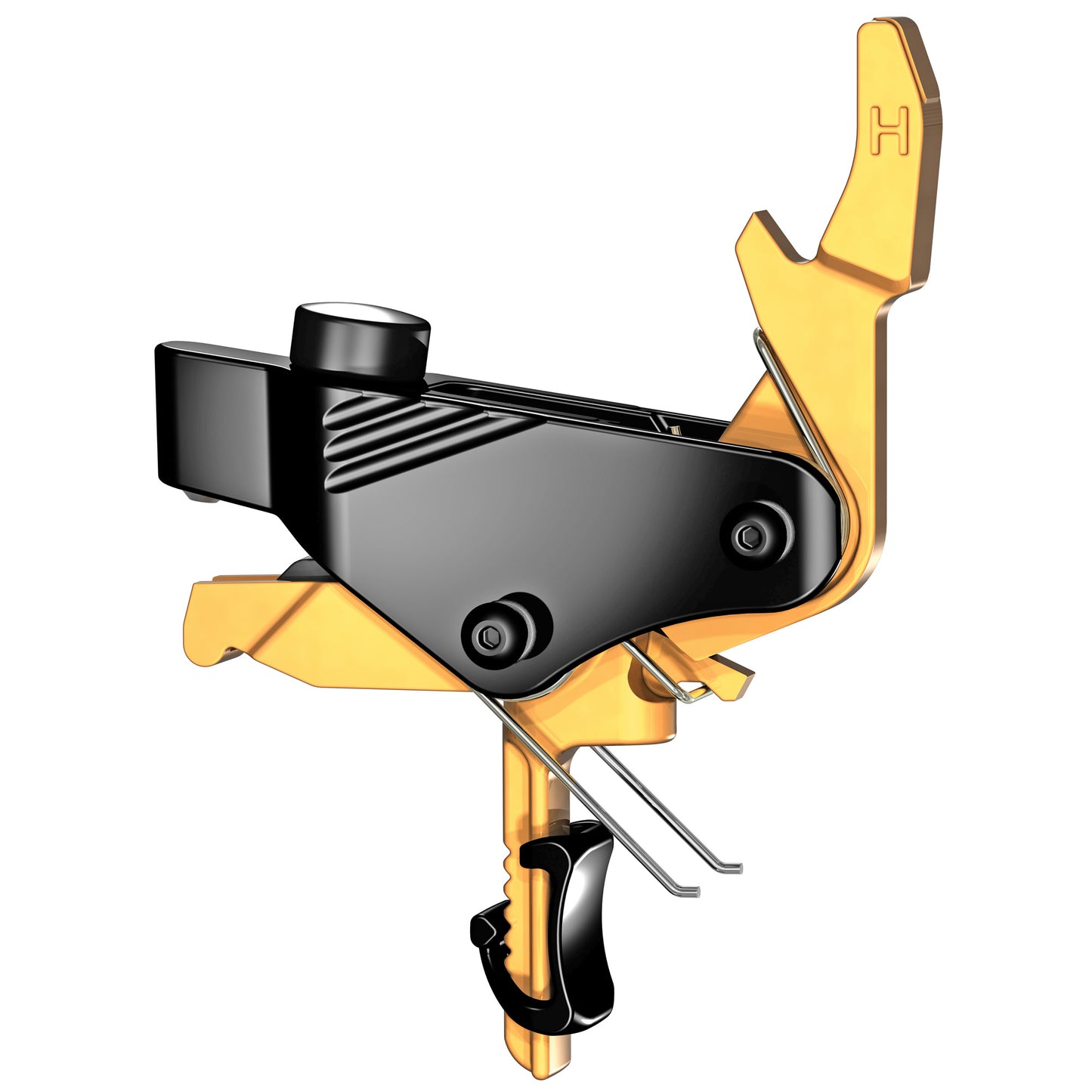 Hiperfire HF AR15/10 Drop-In Trigger PDI - Gold Finish for Enhanced Precision