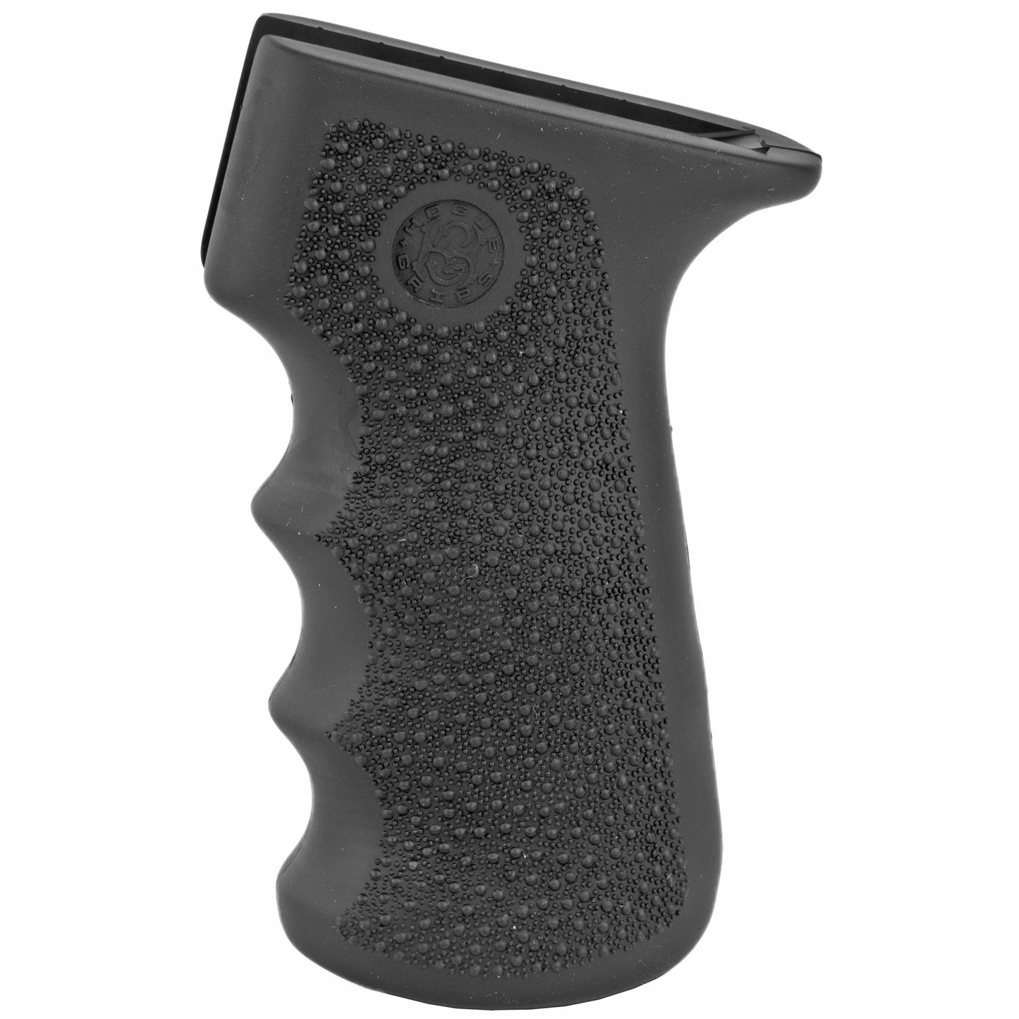 Hogue OverMolded Rifle Grip for AK-47/AK-74 * Black Rubber Overmolded Grip with Finger Grooves