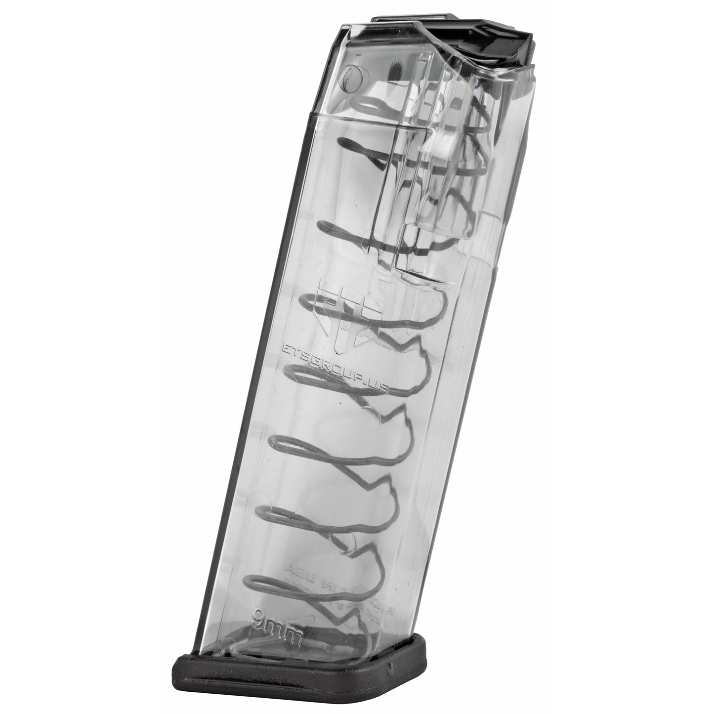 Elite Tactical Systems Group ETS Magazine for Glock 17/19 9mm, 17 Round Capacity, Clear