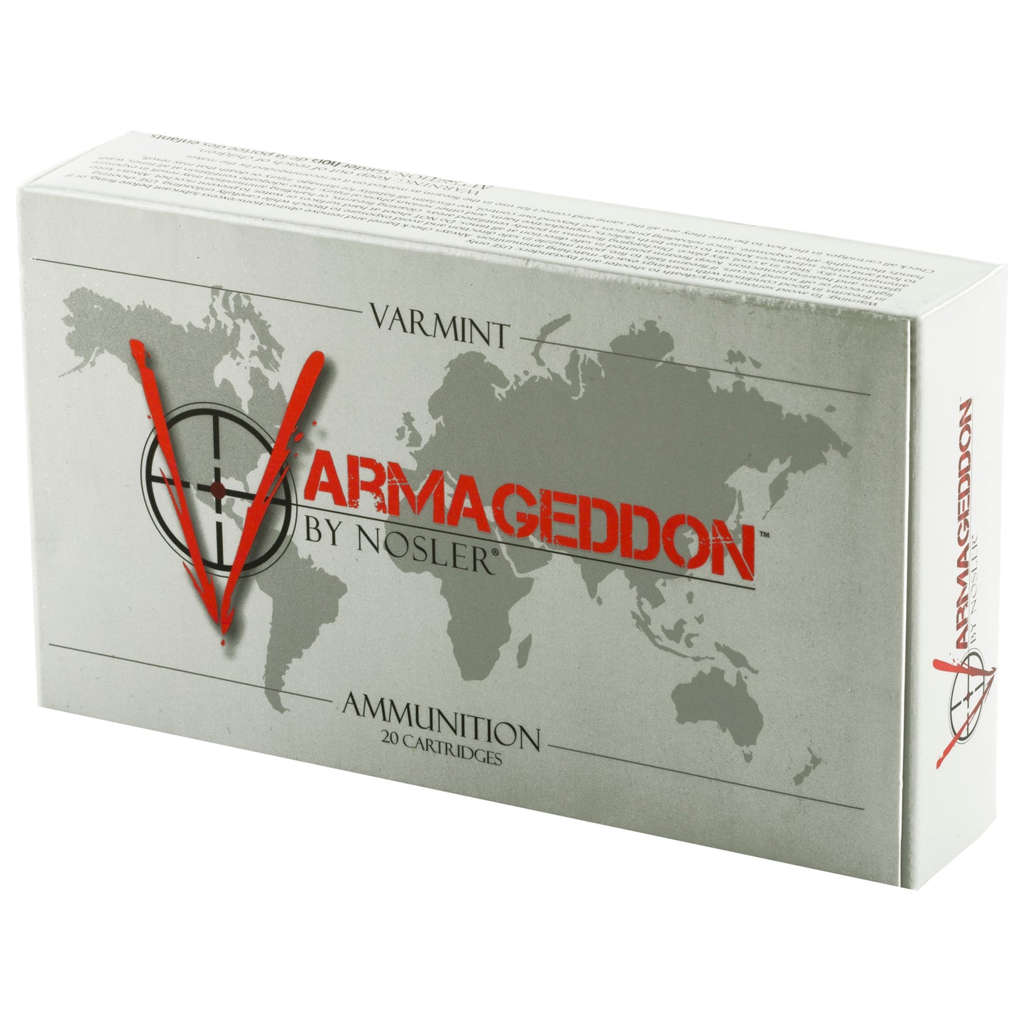 Nosler Varmageddon .308 Winchester 110 Grain Flat Base Tipped Loaded Ammunition (20 Rounds per Box, 200 per Case)