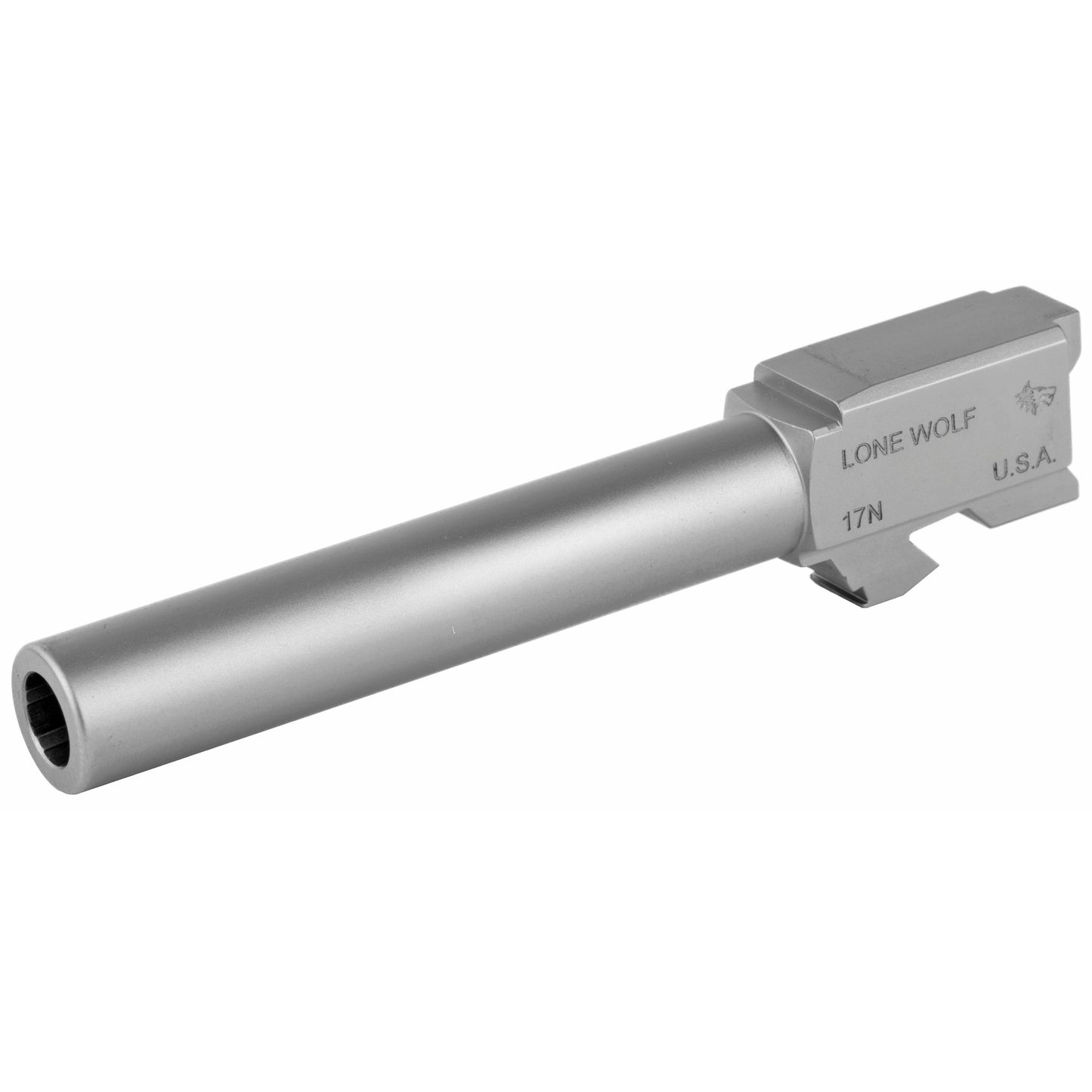 Lone Wolf Distributors AlphaWolf 9mm Barrel for Glock G17 - Silver Finish