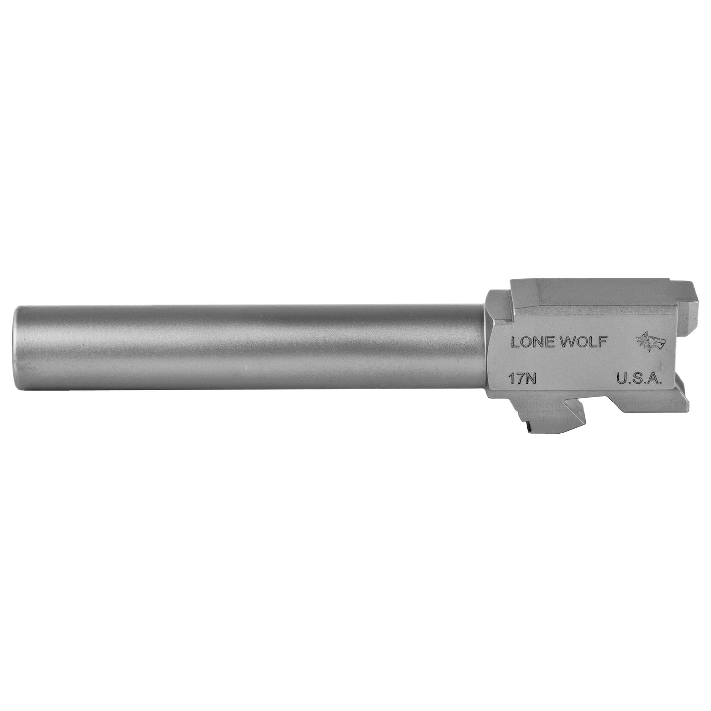 Lone Wolf Distributors AlphaWolf 9mm Barrel for Glock G17 - Silver Finish