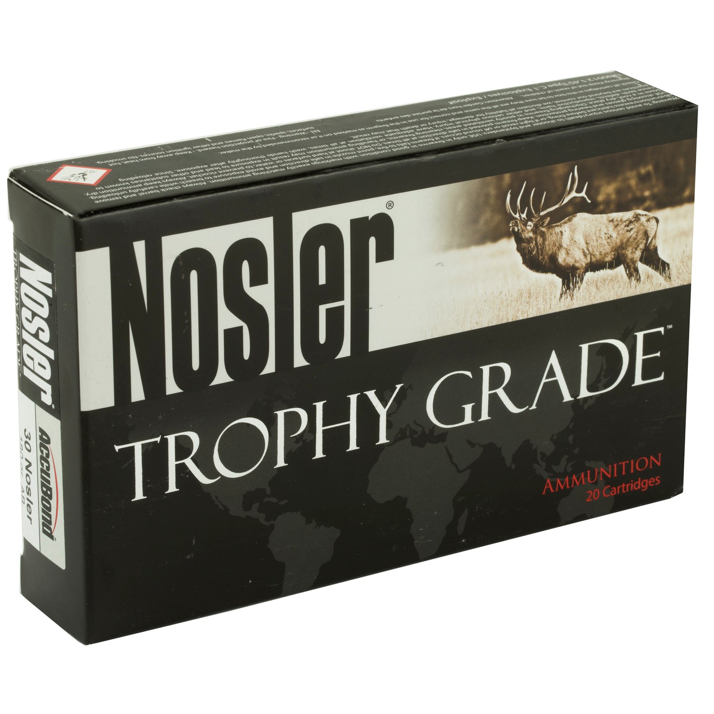 Nosler Trophy Grade 30 Nosler 180 Grain AccuBond Ammunition - 20 Rounds per Box
