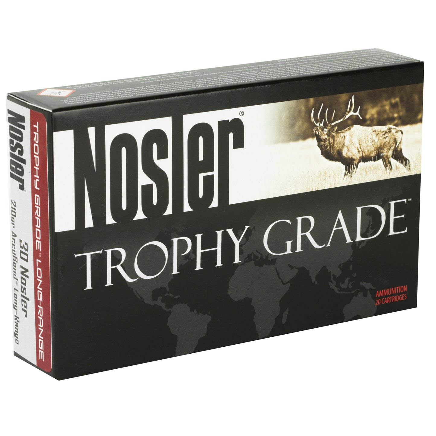 Nosler Trophy AccuBond Long Range Ammunition * 30 Nosler, 210 Grain, 20 Rounds