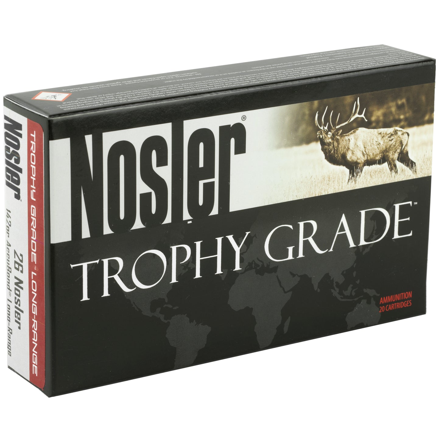 Nosler Trophy AccuBond Long Range Ammunition for 26 Nosler * 142 Grain, Box of 20