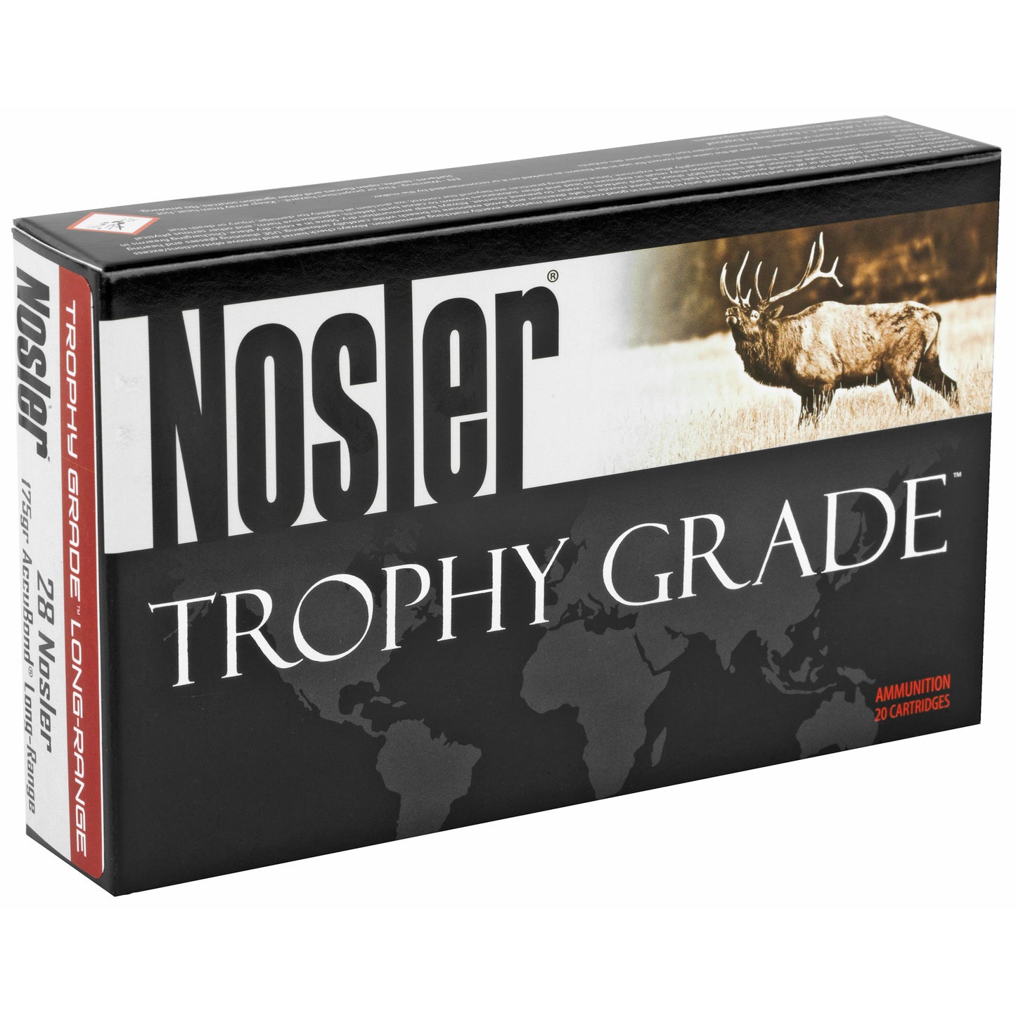 Nosler Trophy Grade AccuBond Long Range Ammunition for 28 Nosler - 175 Grain, Box of 20